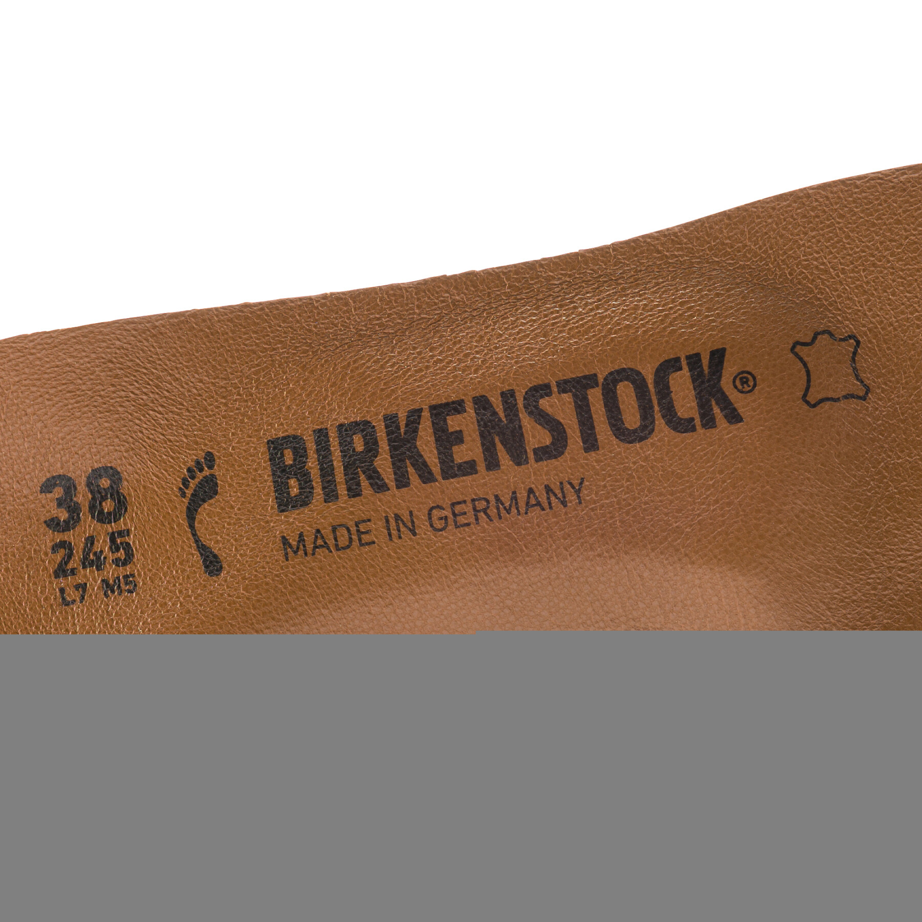 Semelles étroites Birkenstock Comfort Toeless Natural Leather