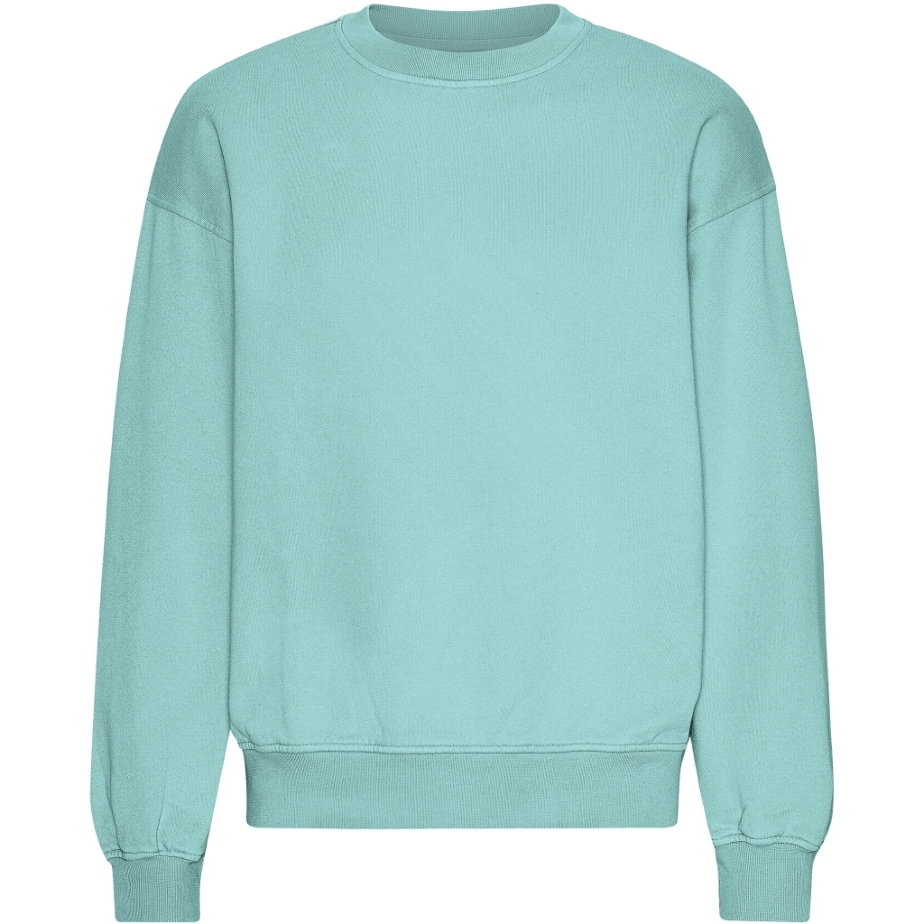 Sweatshirt col rond oversize Colorful Standard Organic Teal Blue