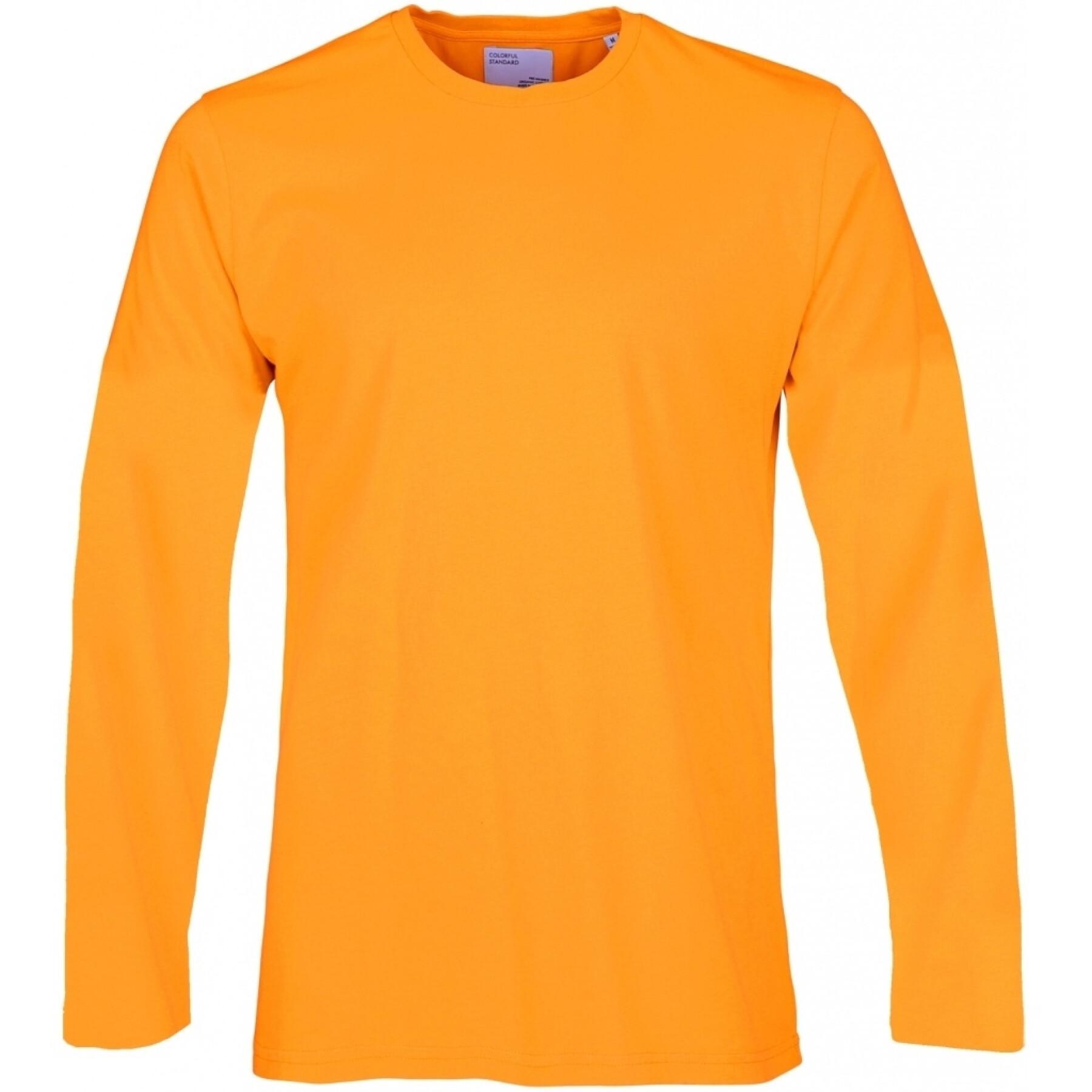 T-shirt manches longues Colorful Standard Classic Organic sunny orange