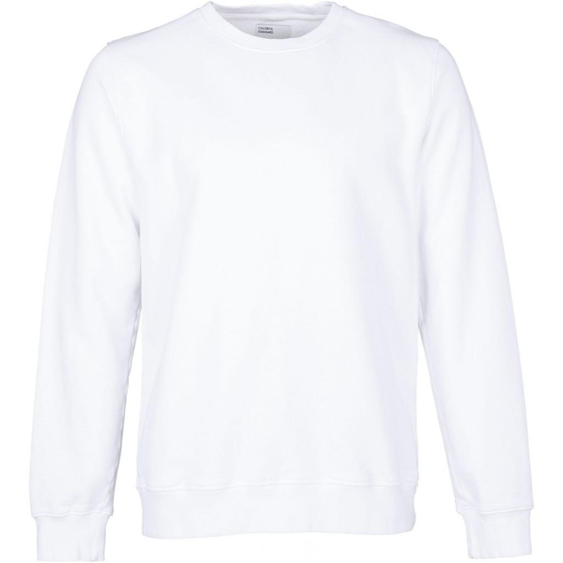 Sweatshirt col rond Colorful Standard Classic Organic optical white