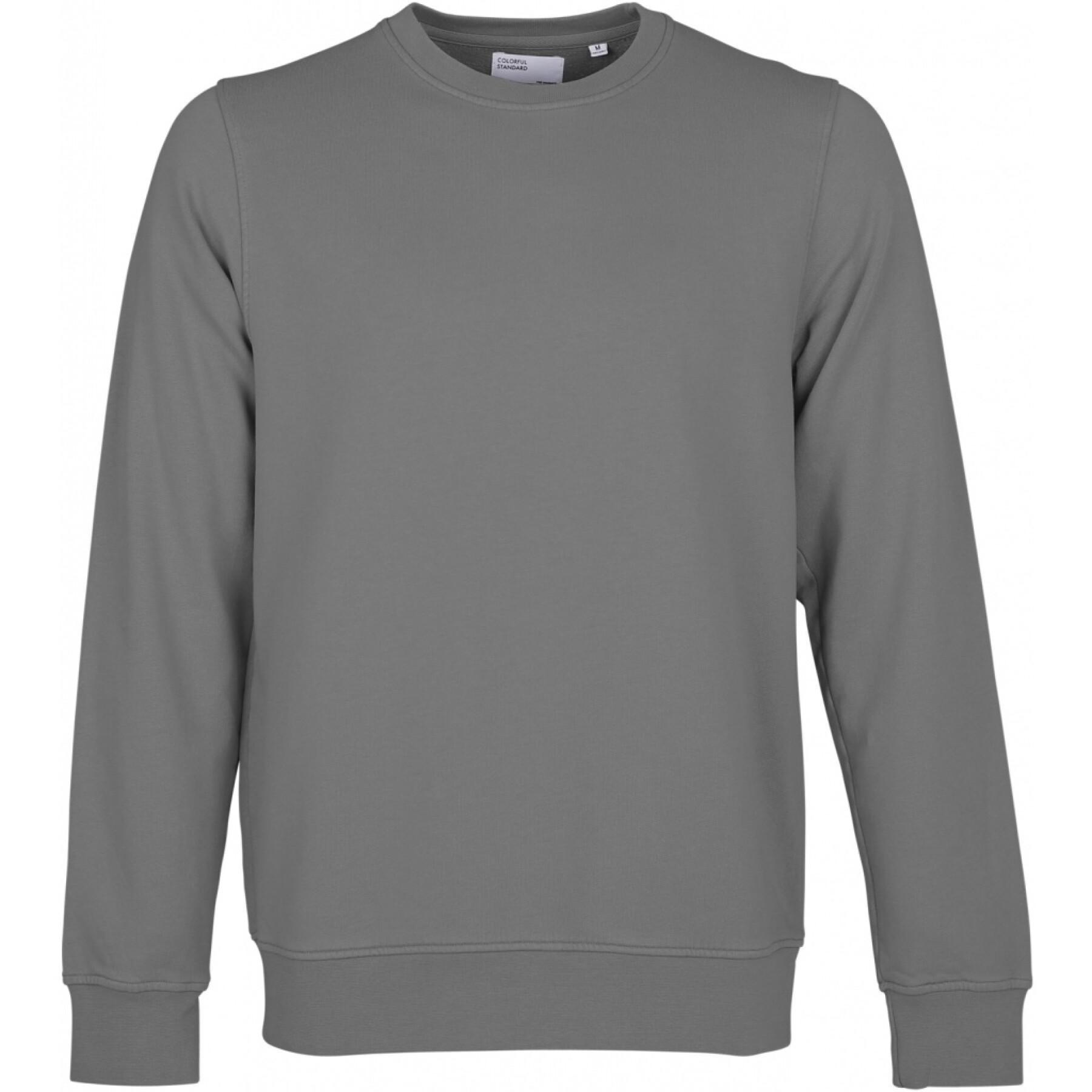 Sweatshirt col rond Colorful Standard Classic Organic storm grey