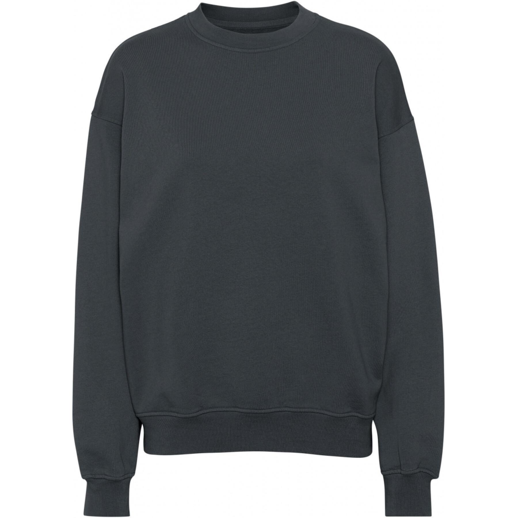 Sweatshirt col rond Colorful Standard Organic oversized lava grey
