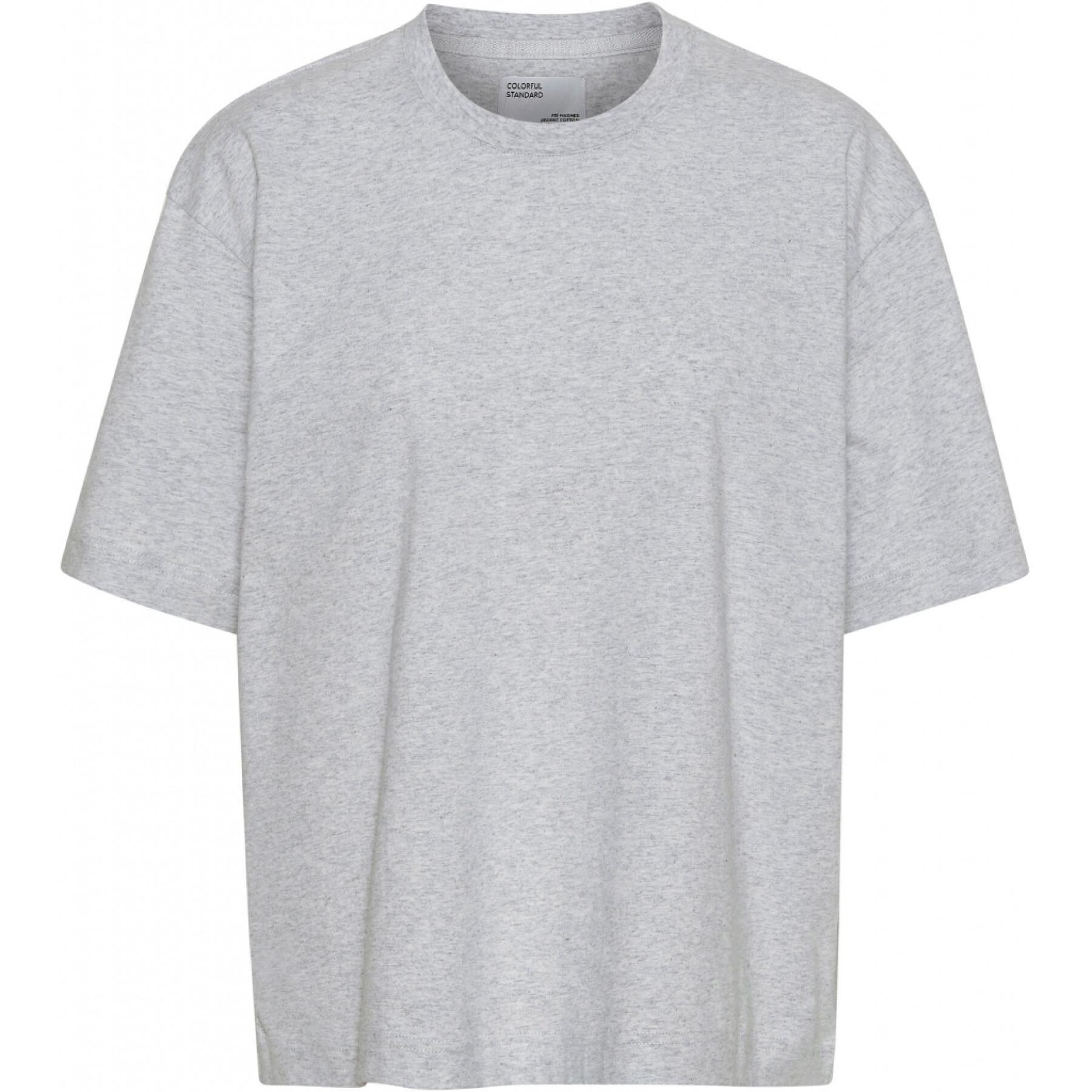 T-shirt femme Colorful Standard Organic oversized heather grey