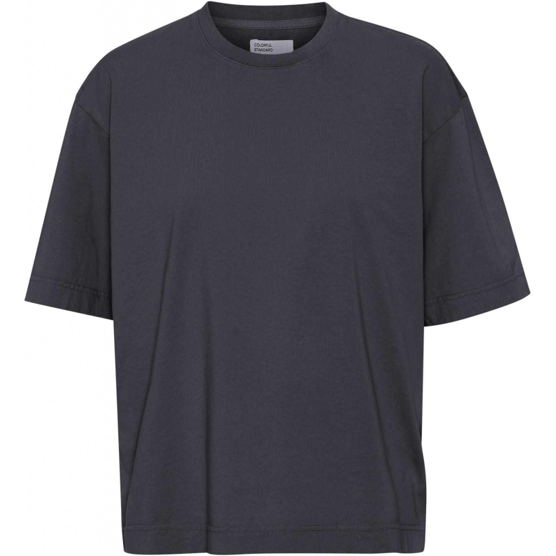 T-shirt femme Colorful Standard Organic oversized lava grey