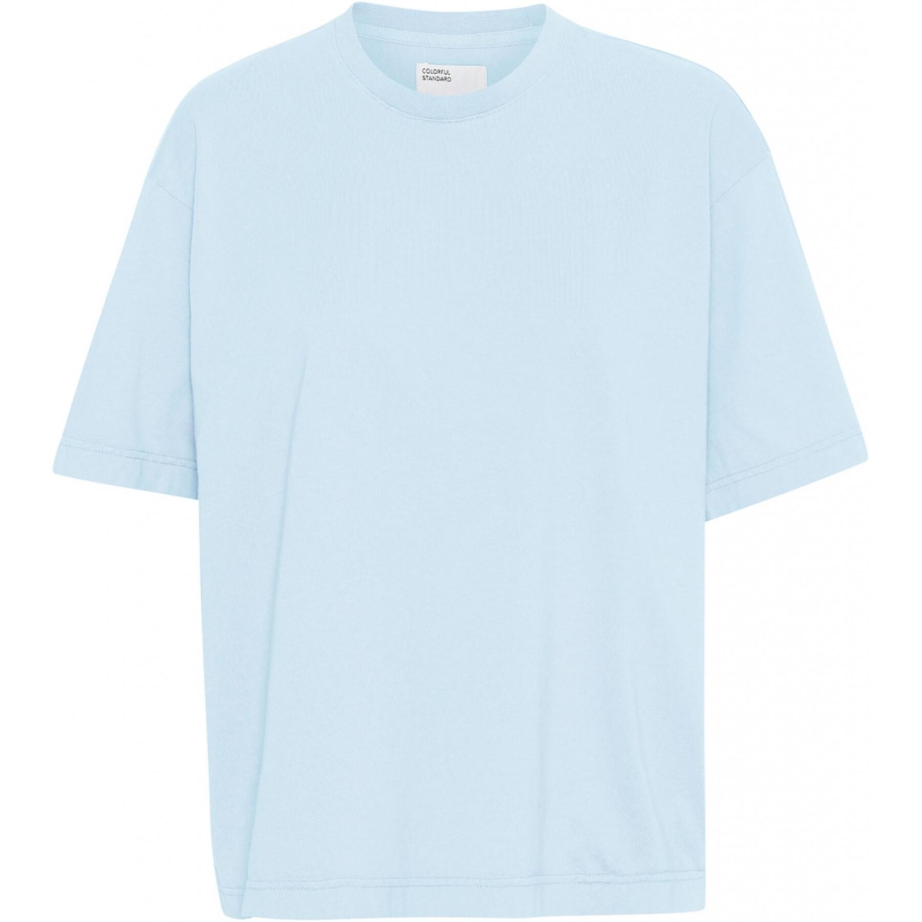 T-shirt femme Colorful Standard Organic oversized polar blue