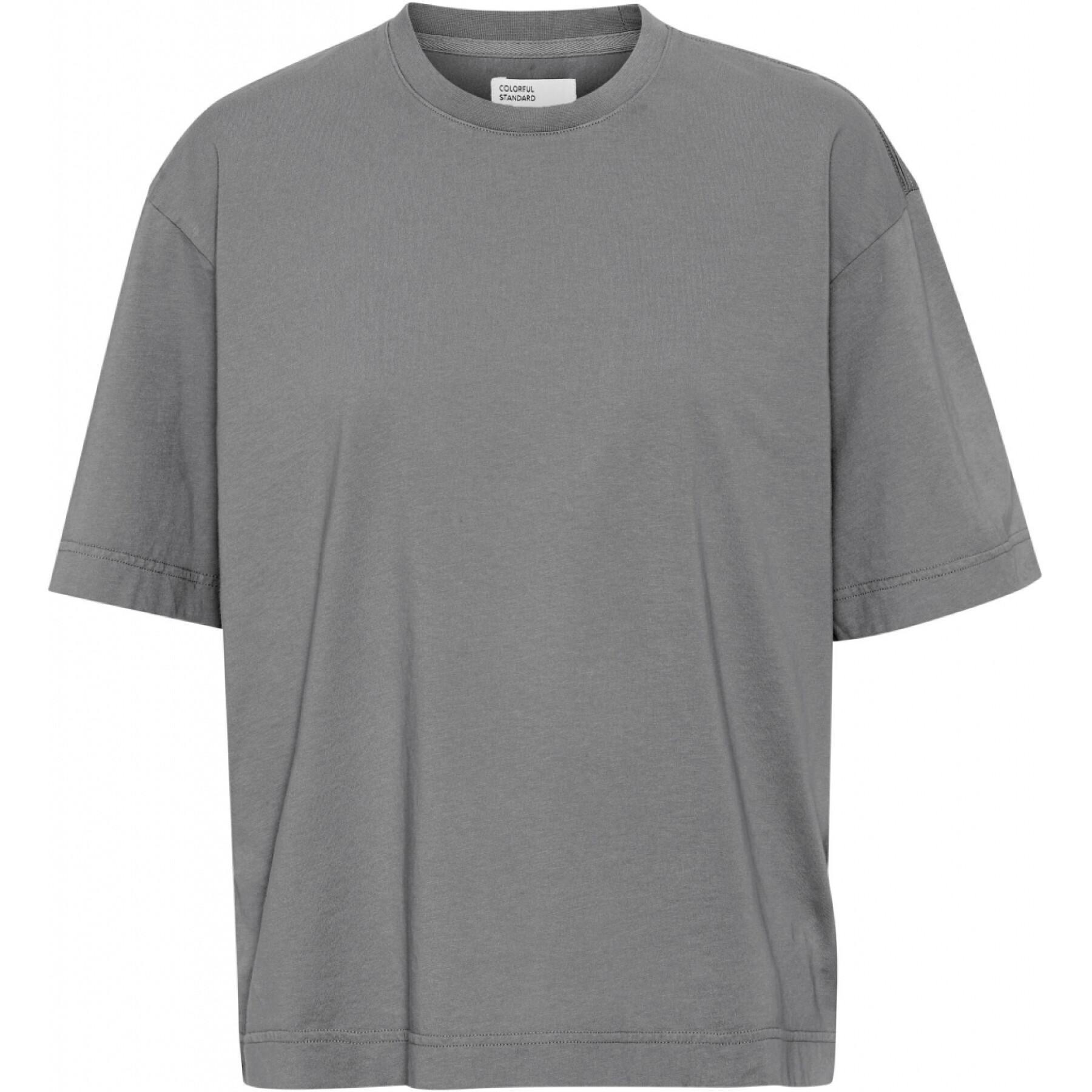 T-shirt femme Colorful Standard Organic oversized storm grey