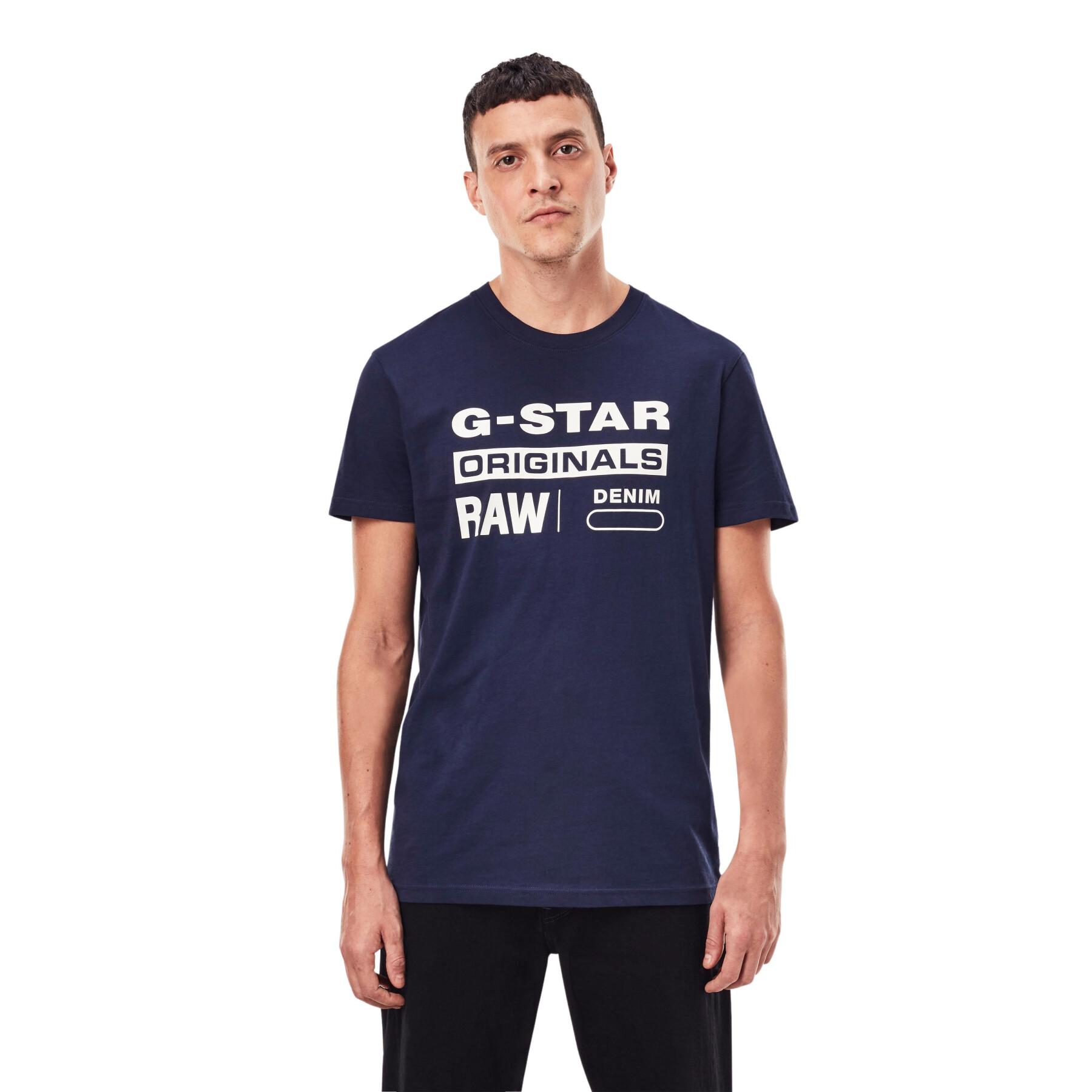 T-shirt manches courtes G-Star Graphic 8 r t