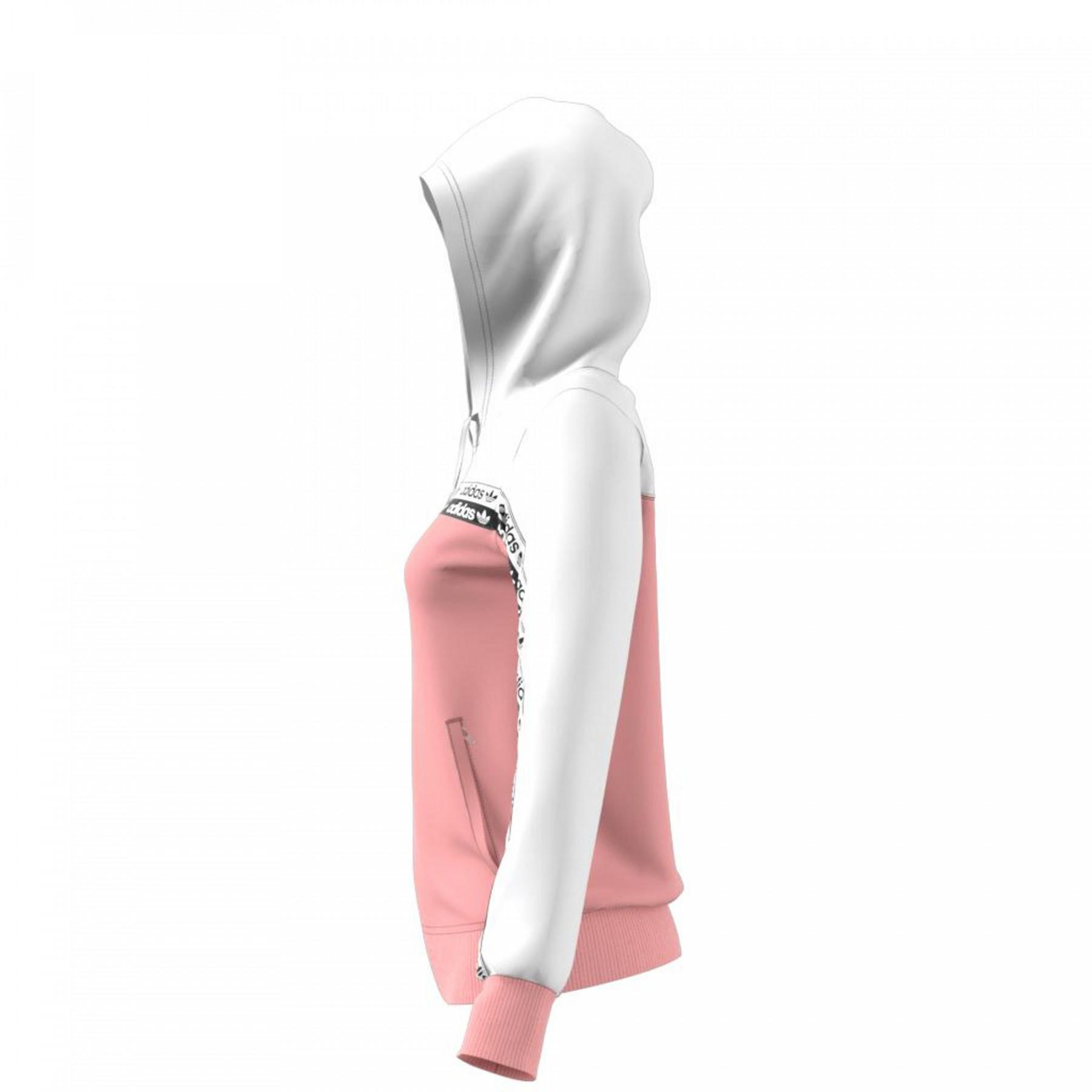 Sweatshirt à capuche femme adidas Tape Track
