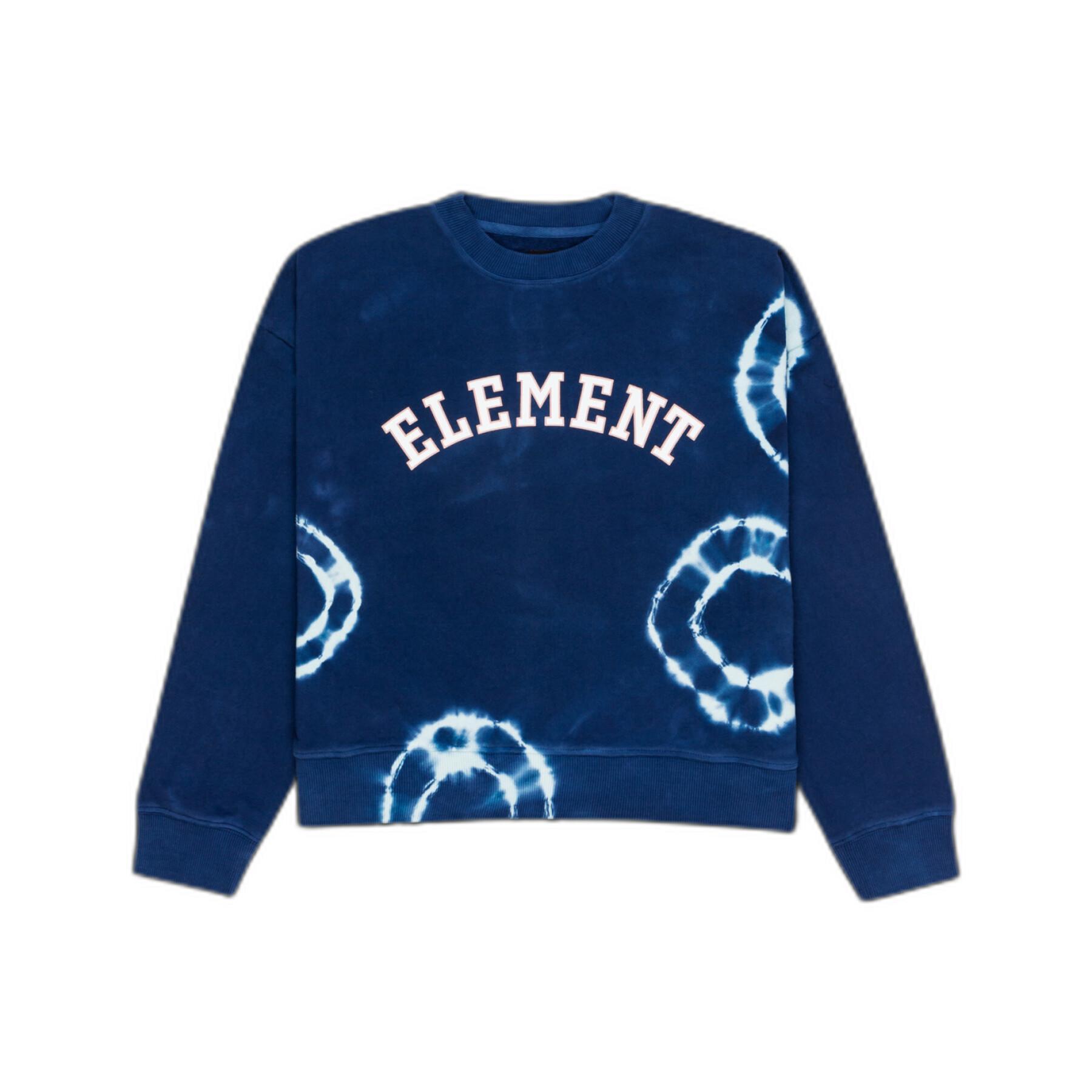 Sweatshirt femme Element Circle Dye Crew