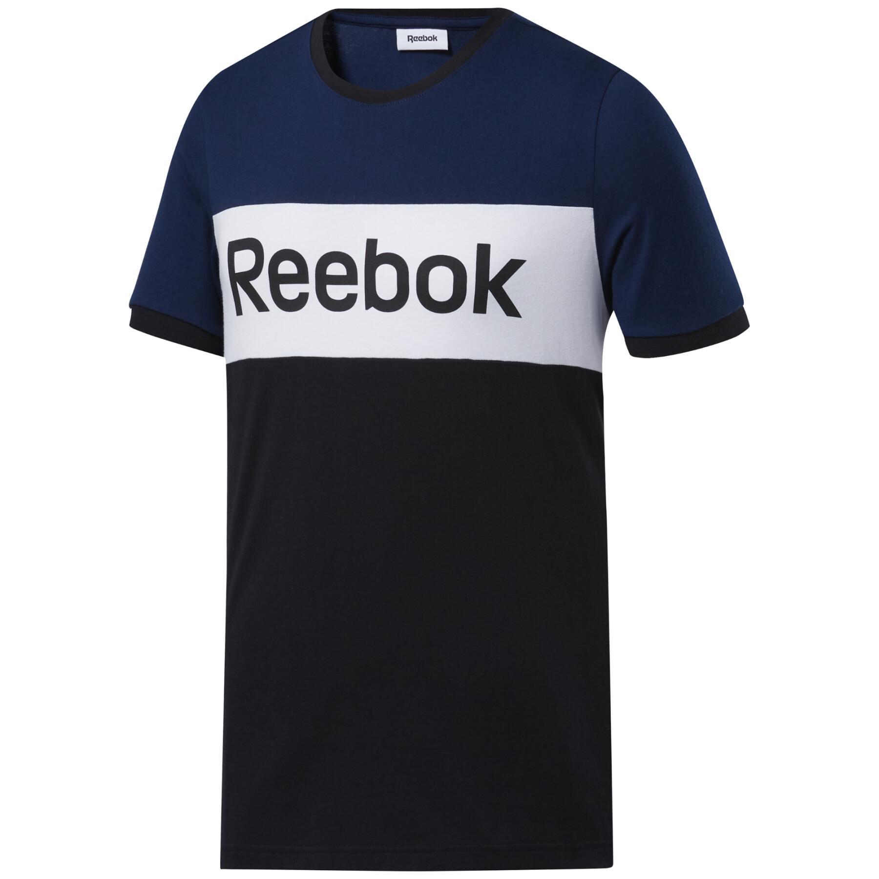 T-shirt Reebok Linear Linear Logo Blocked