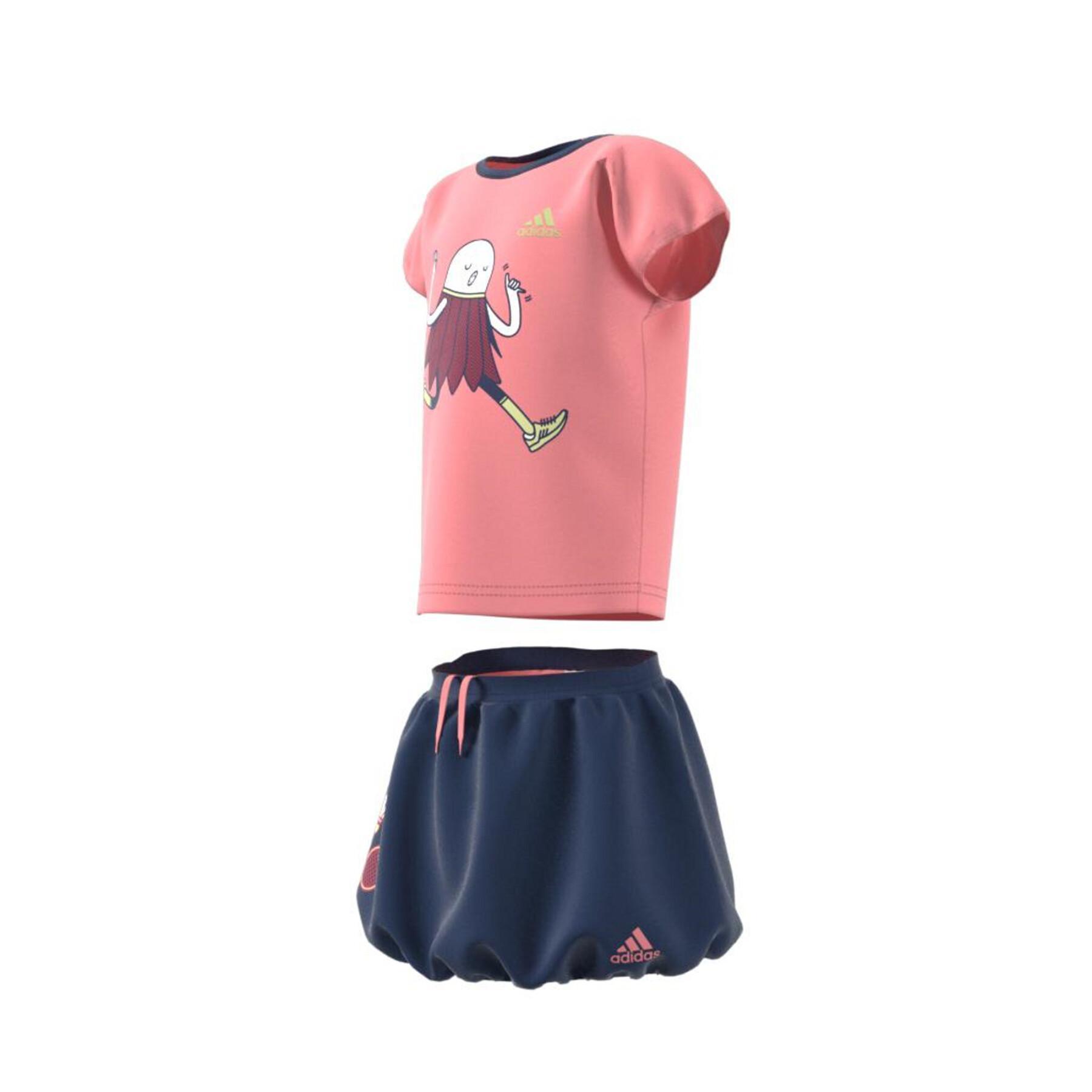 Baby-kit fille adidas Character Set