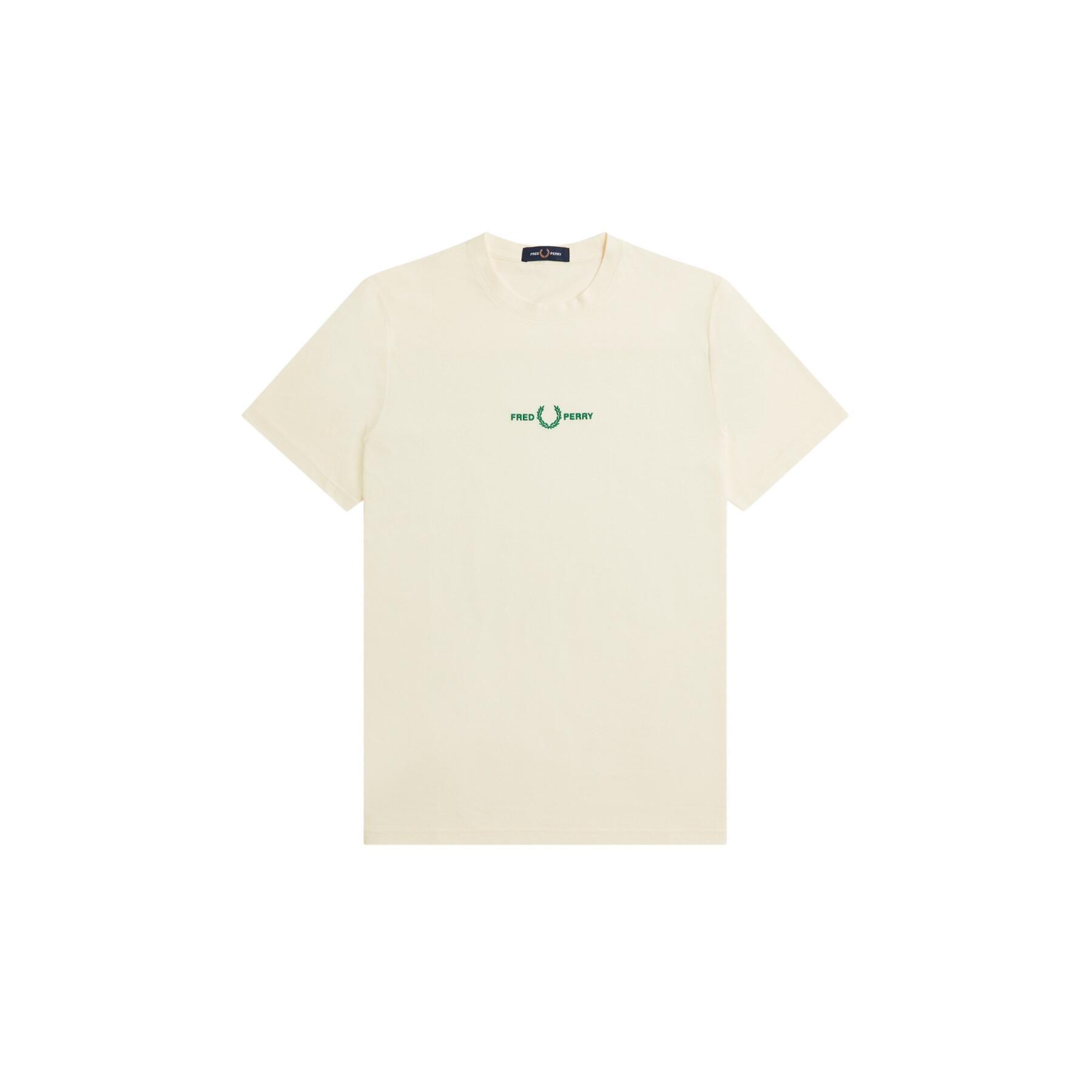 T-shirt brodé Fred Perry