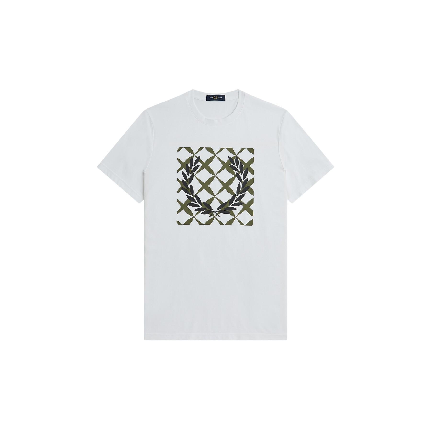 T-shirt Fred Perry Cross Stitch Printed