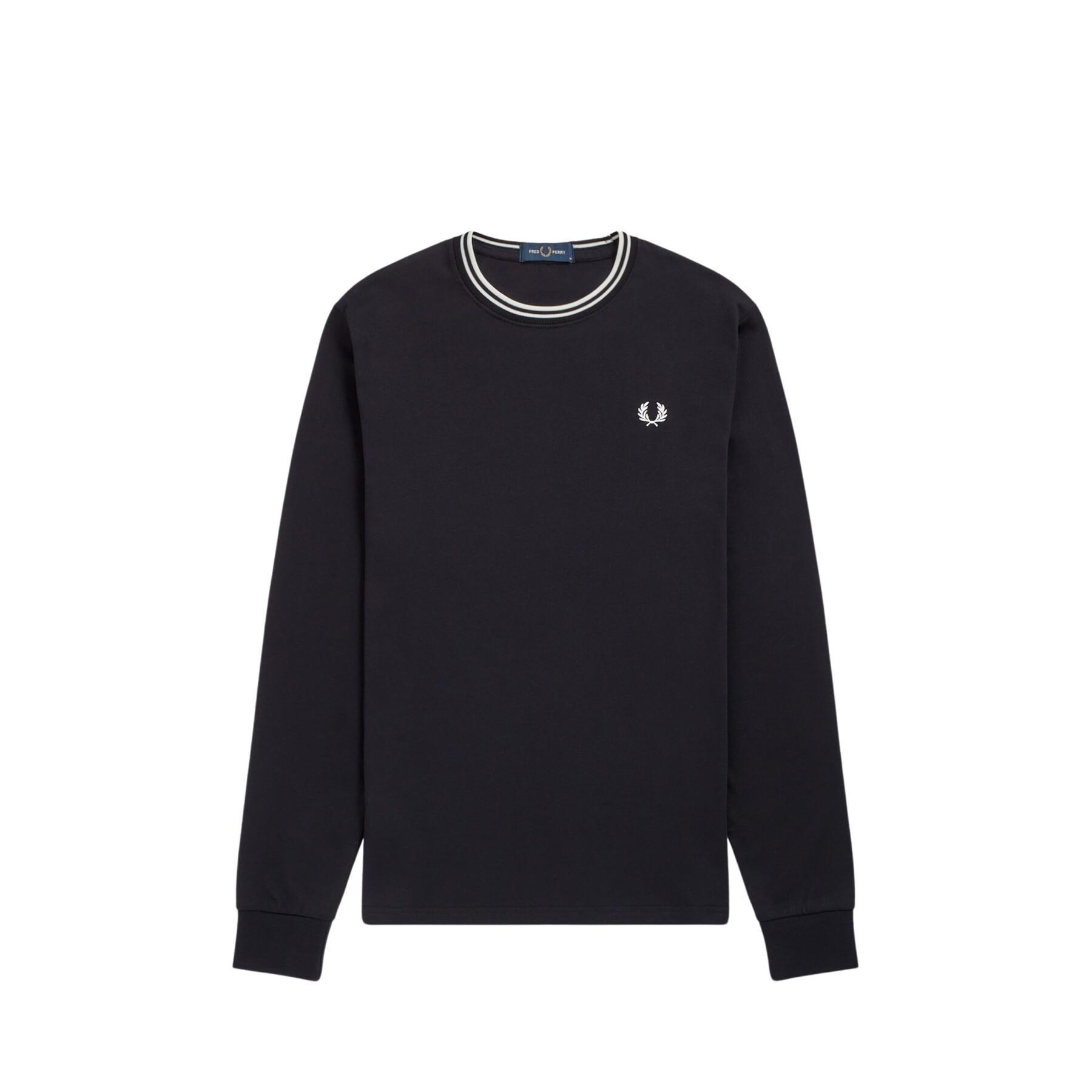 T-shirt à manches longues Fred Perry Twin Tipped
