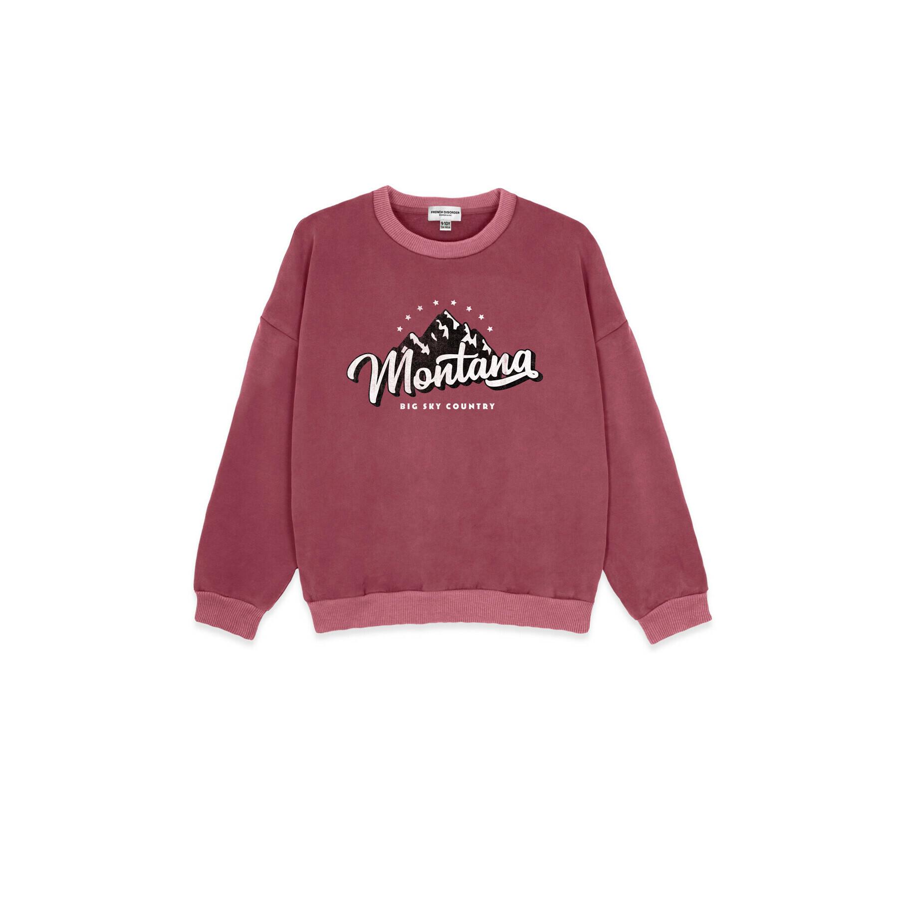 Sweatshirt fille French Disorder Max Washed Montana