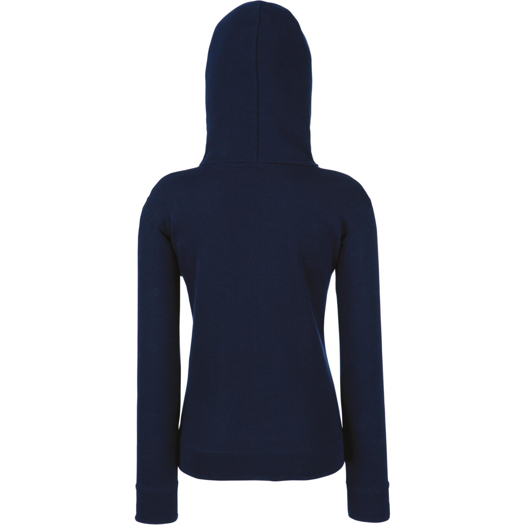 Sweatshirt à capuche zippé femme Fruit of the Loom Premium 62-118-0