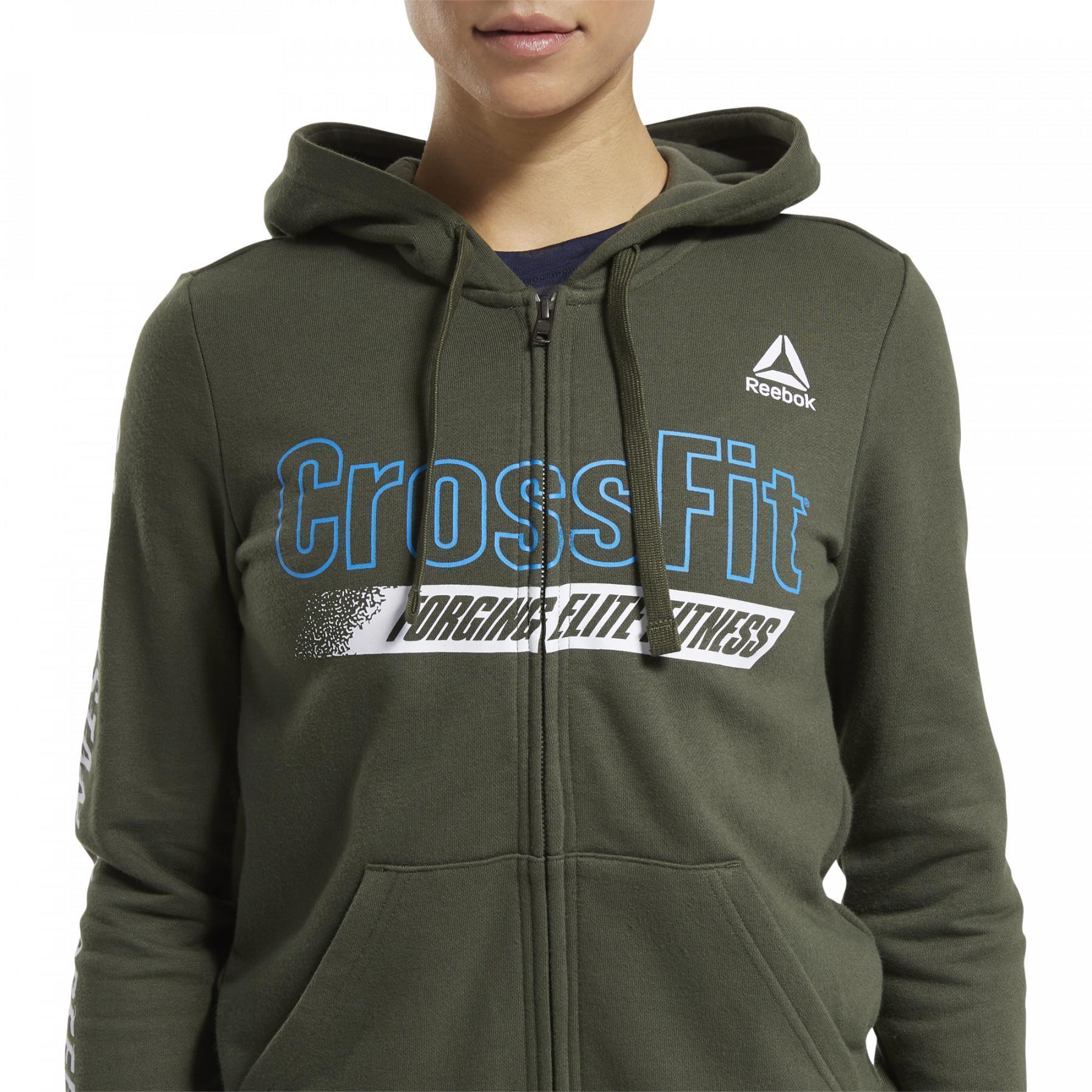 Sweat à capuche femme Reebok CrossFit® Forging Elite Fitness