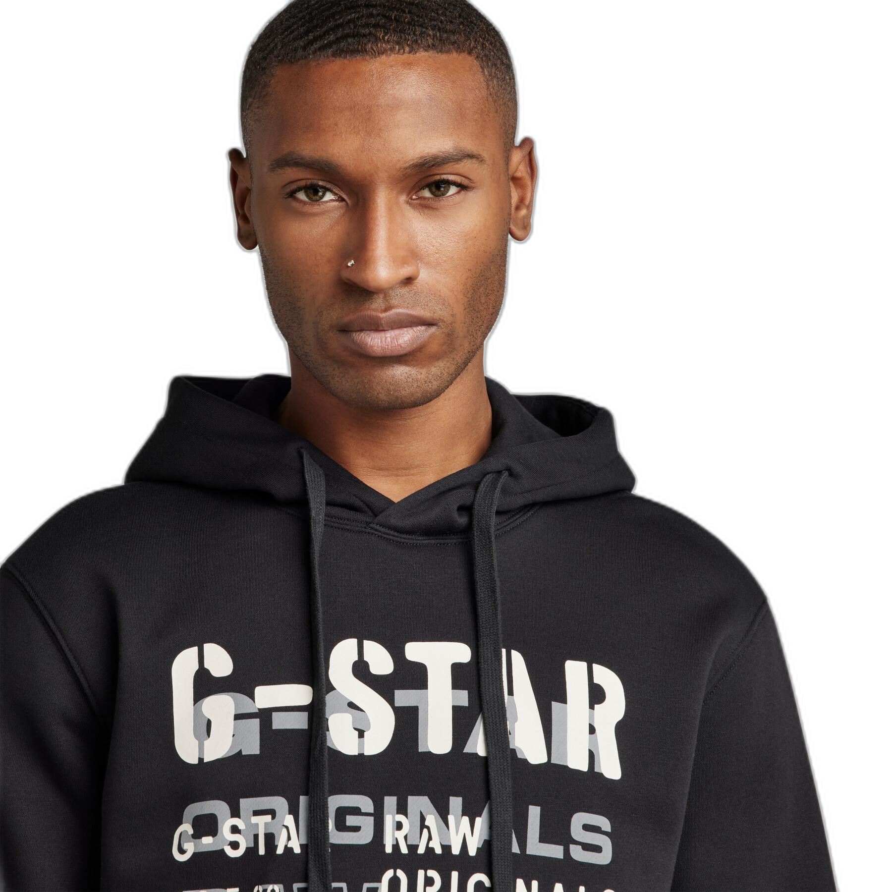 Sweatshirt à capuche G-Star Multi layer originals