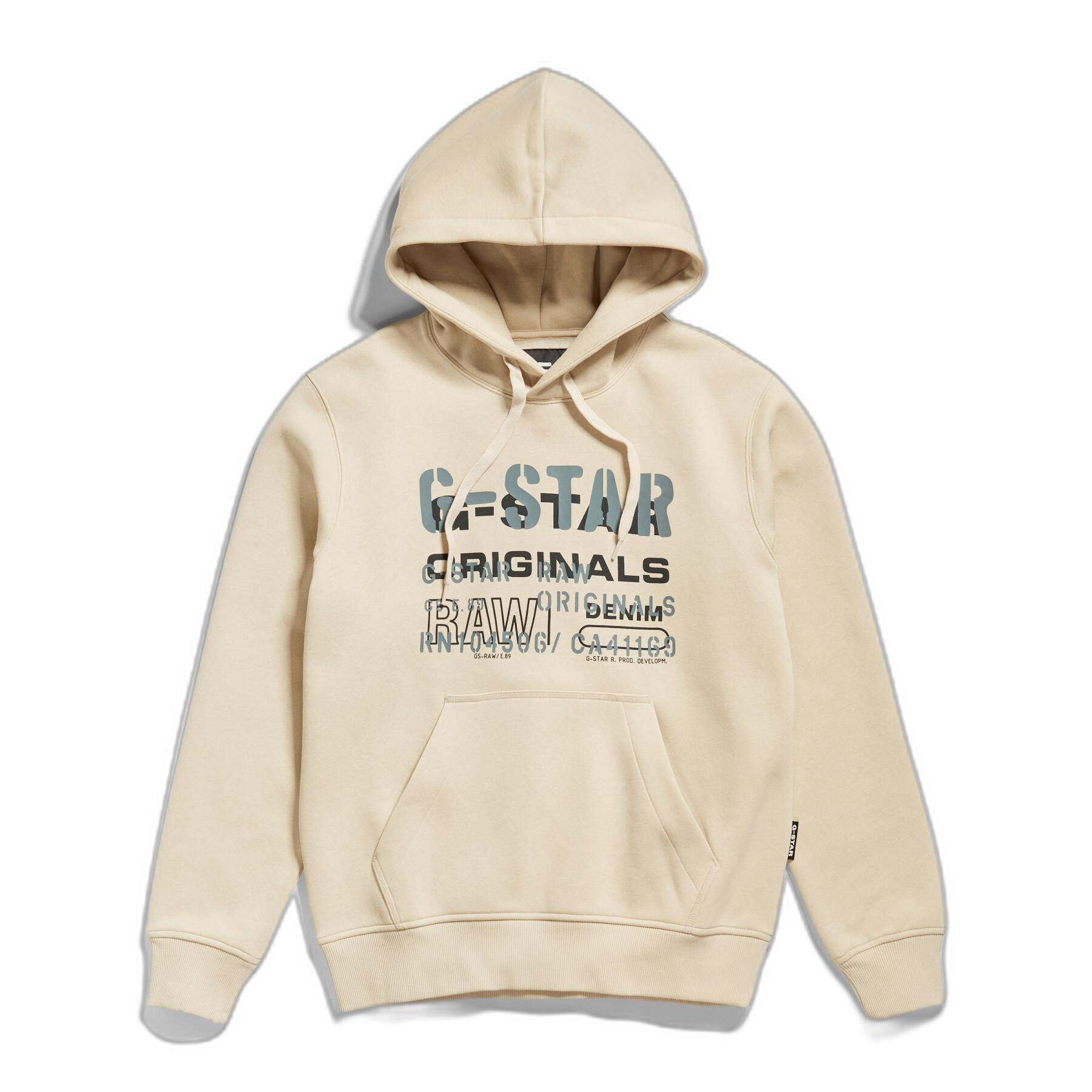 Sweatshirt à capuche G-Star Multi layer originals