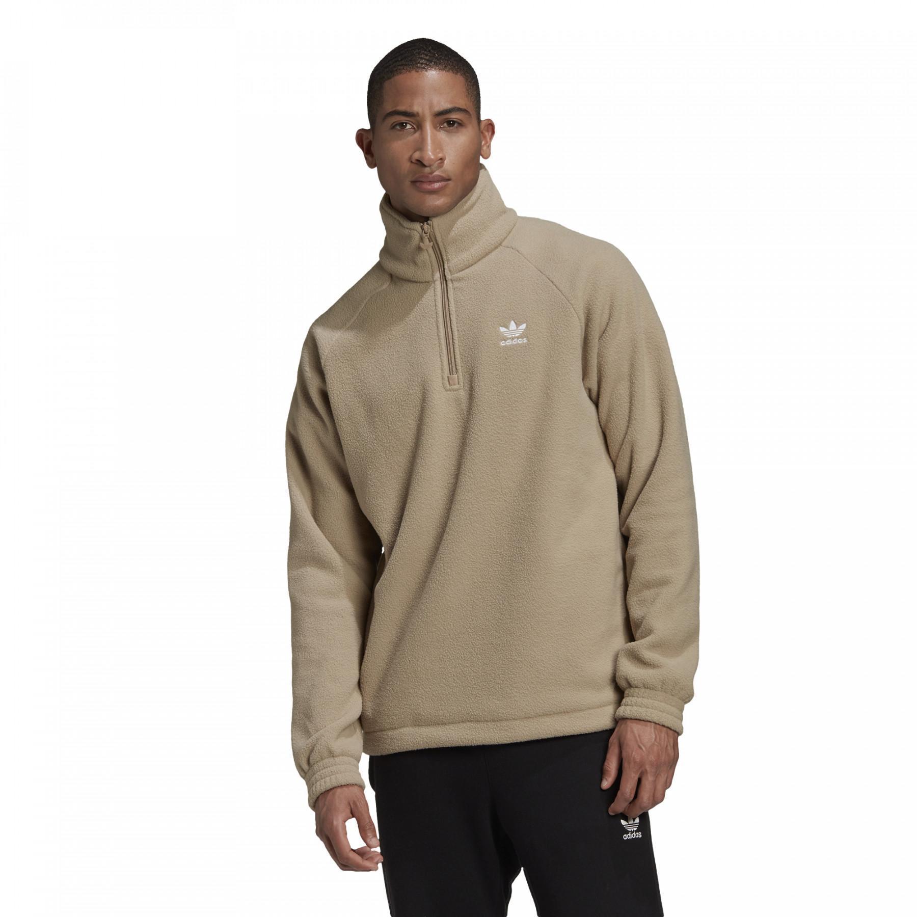 Adidas original half zip fleece clearance