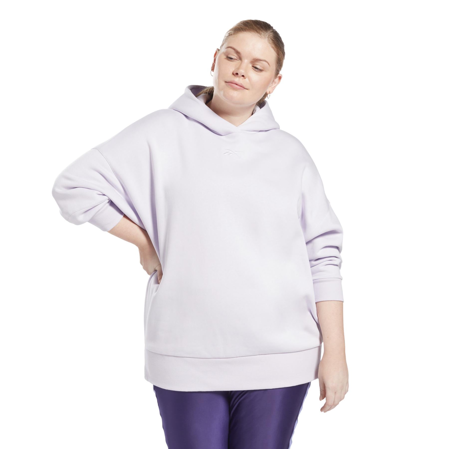 Sweatshirt à capuche femme Reebok Retro Oversize Grande Taille