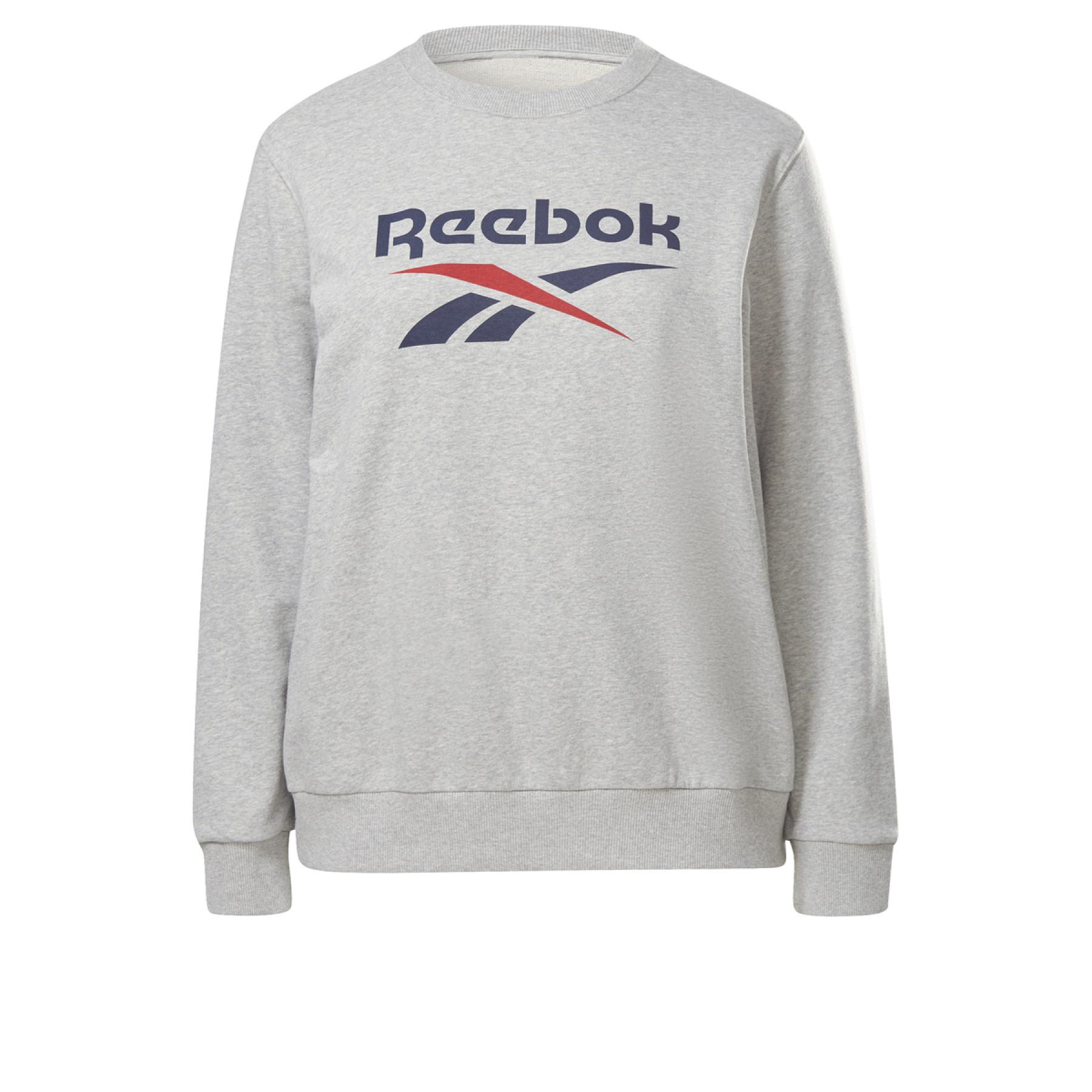 Sweatshirt femme Reebok Identity Logo French Terry Grande Taille