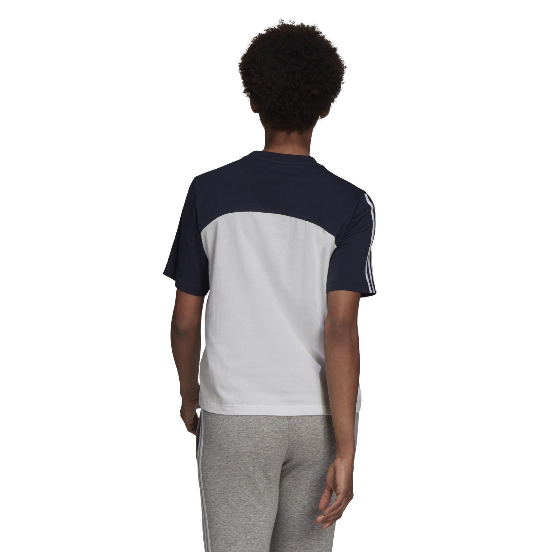 T-shirt femme adidas Essentials Colorblock 3-Stripes Boyfriend