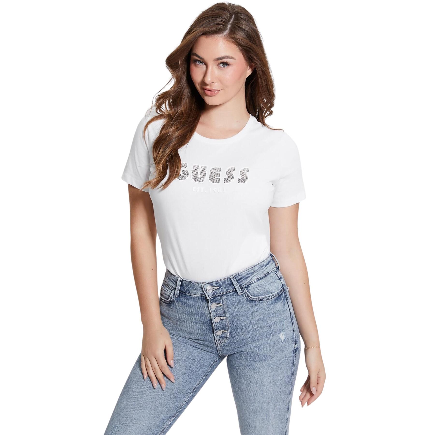 T-shirt femme Guess Shaded Logo