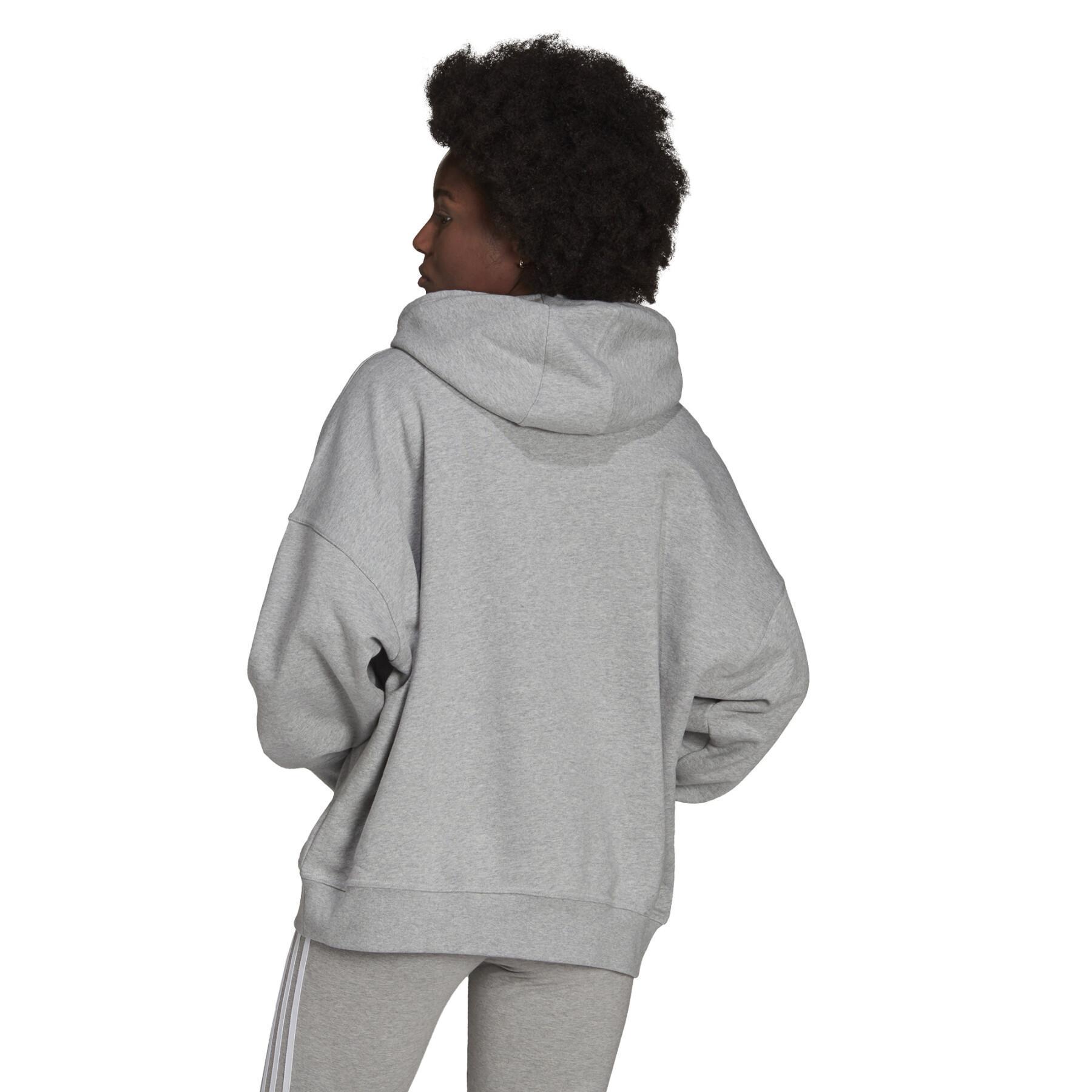 Sweatshirt à capuche oversize femme adidas Originals Adicolor