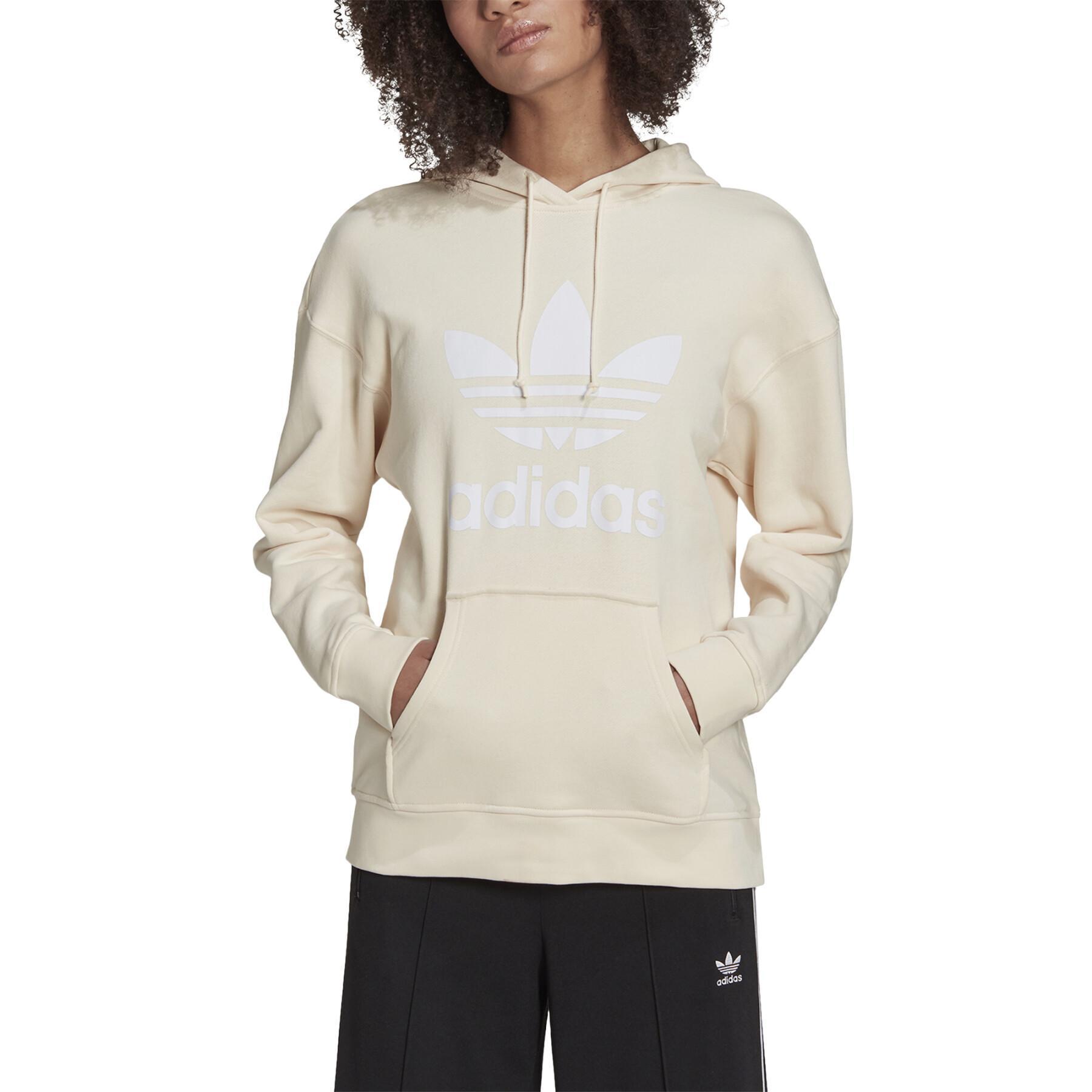 Sweatshirt à capuche femme adidas Originals Adicolor Trefoil