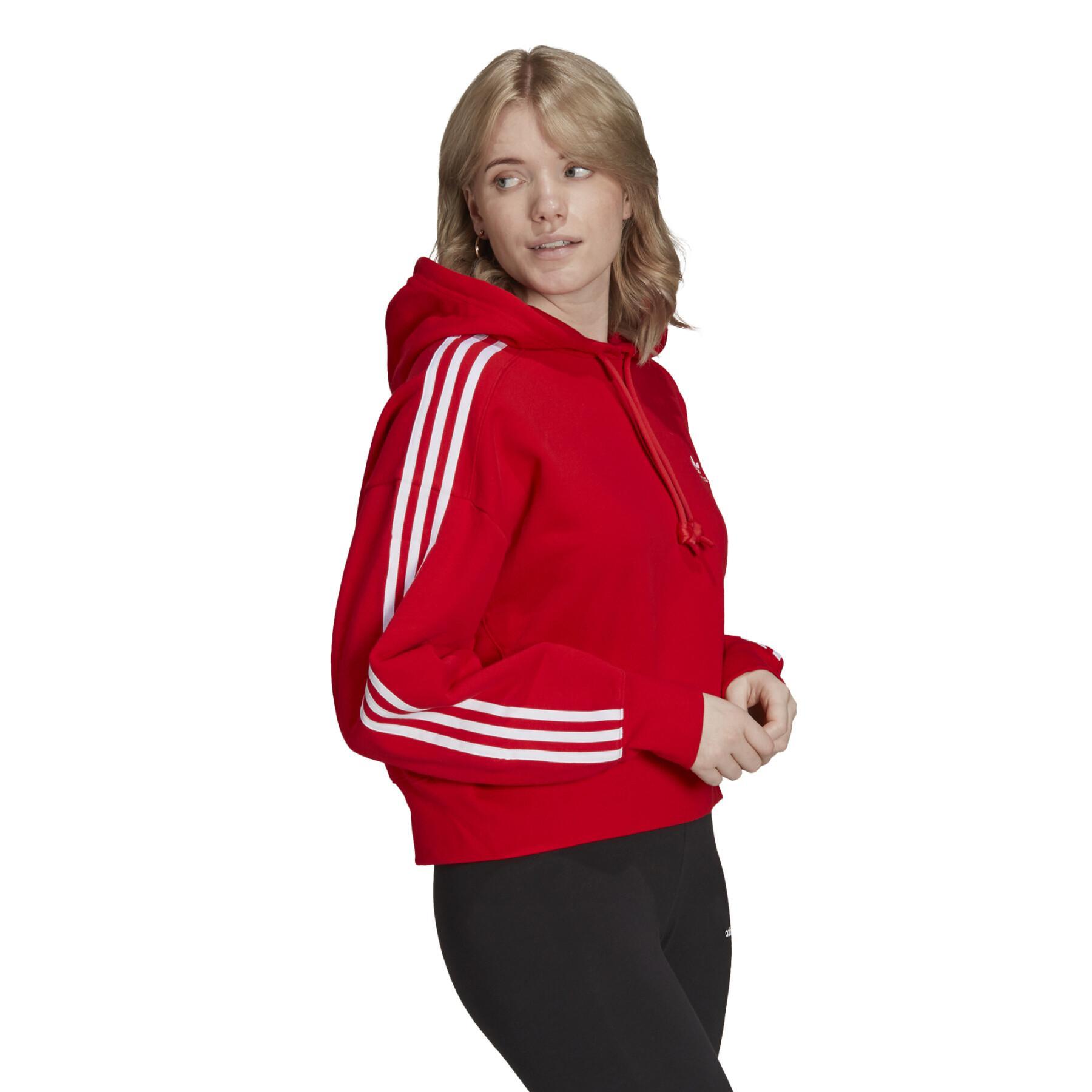 Sweatshirt à capuche femme adidas Originals Adicolor Crop