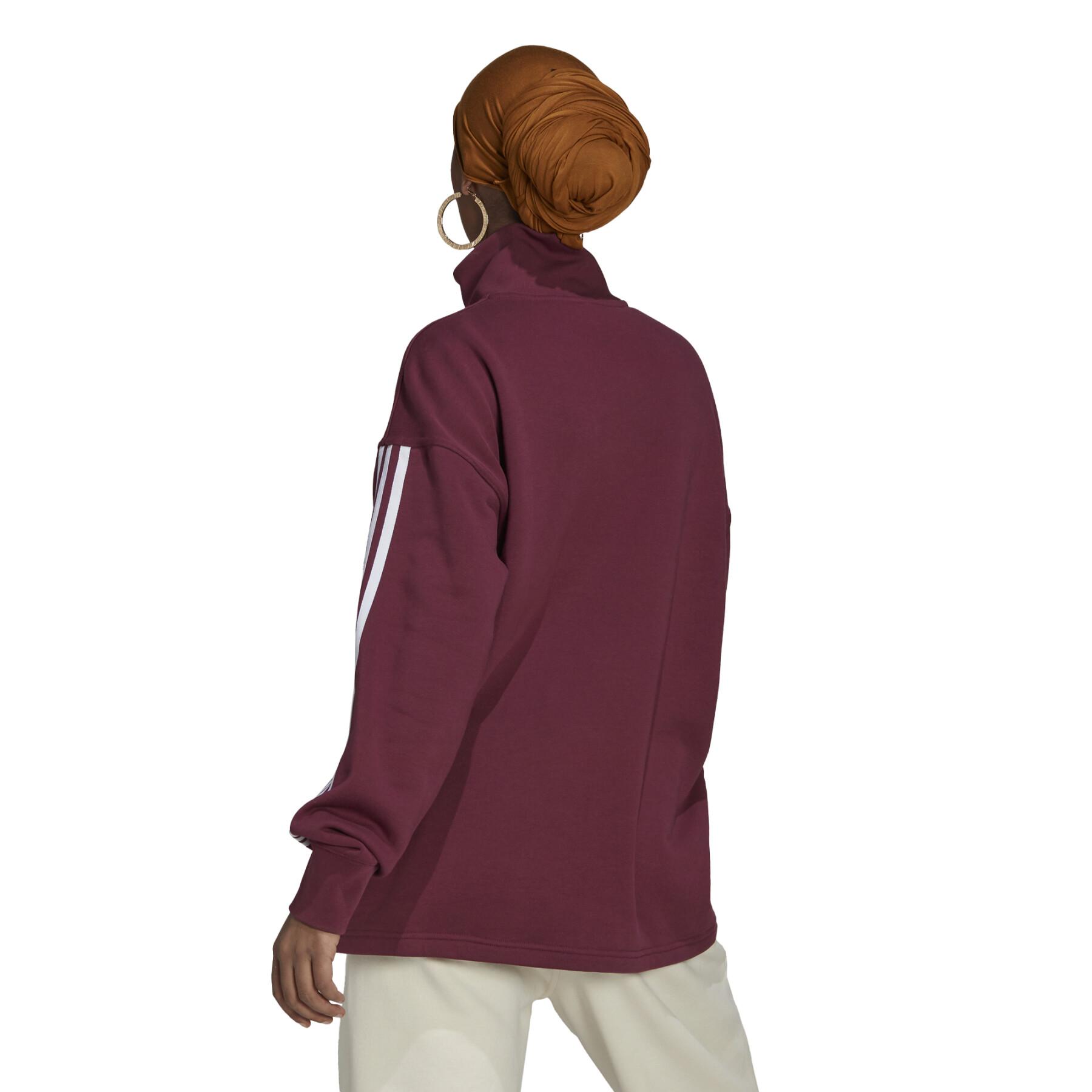 Sweatshirt femme adidas Originals Adicolor Half-Zip