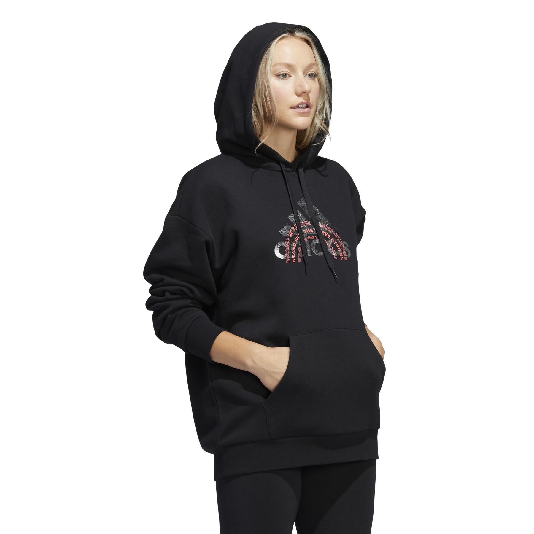 Sweatshirt à capuche oversize femme adidas The Brand