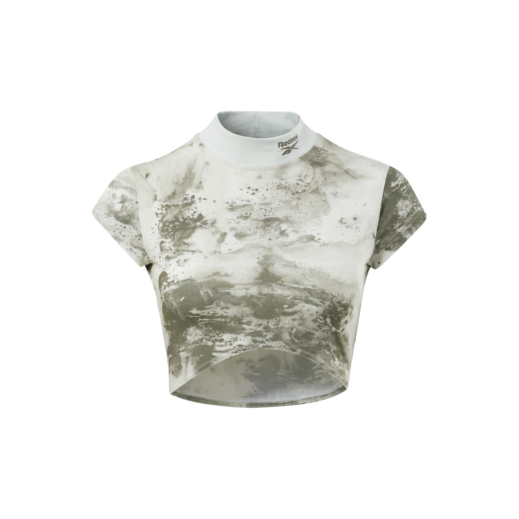 T-shirt à manches courtes femme Reebok Cloud Splatter-Print
