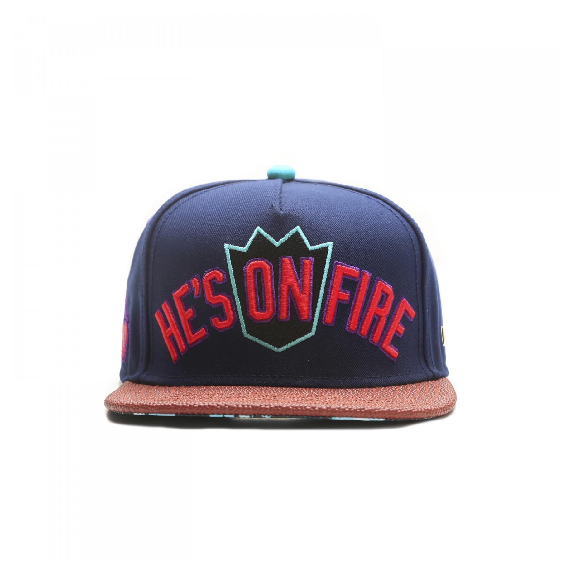 Casquette Hand of Gold on fire
