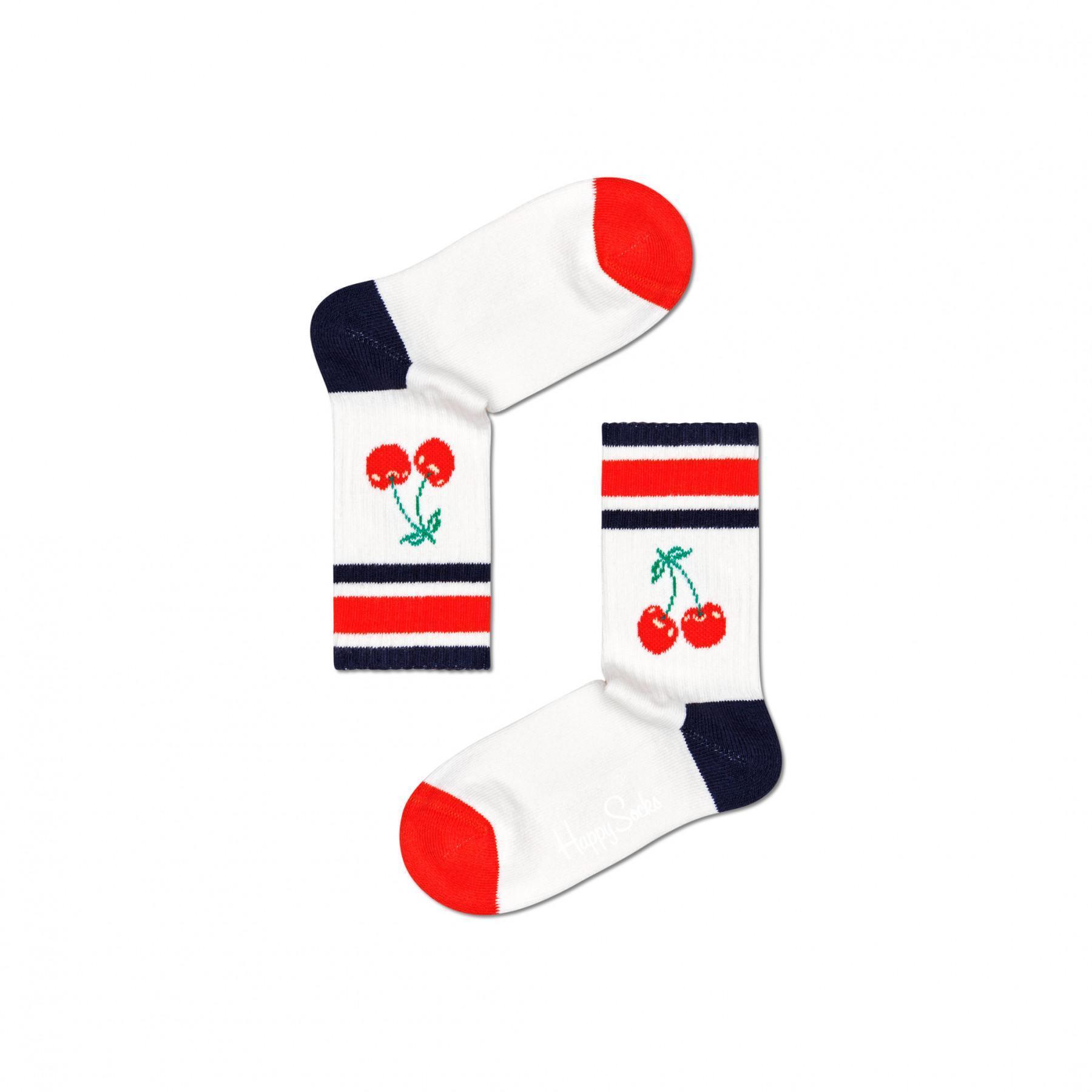 Chaussettes enfant Happy Socks Cherry Rib