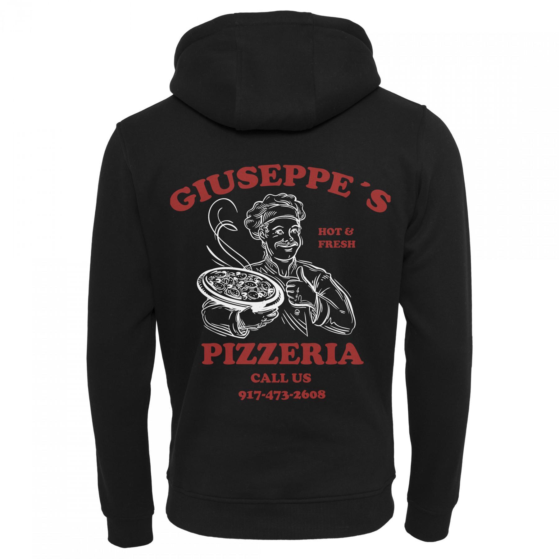 Sweatshirt à capuche Mister Tee Giuseppe's Pizzeria