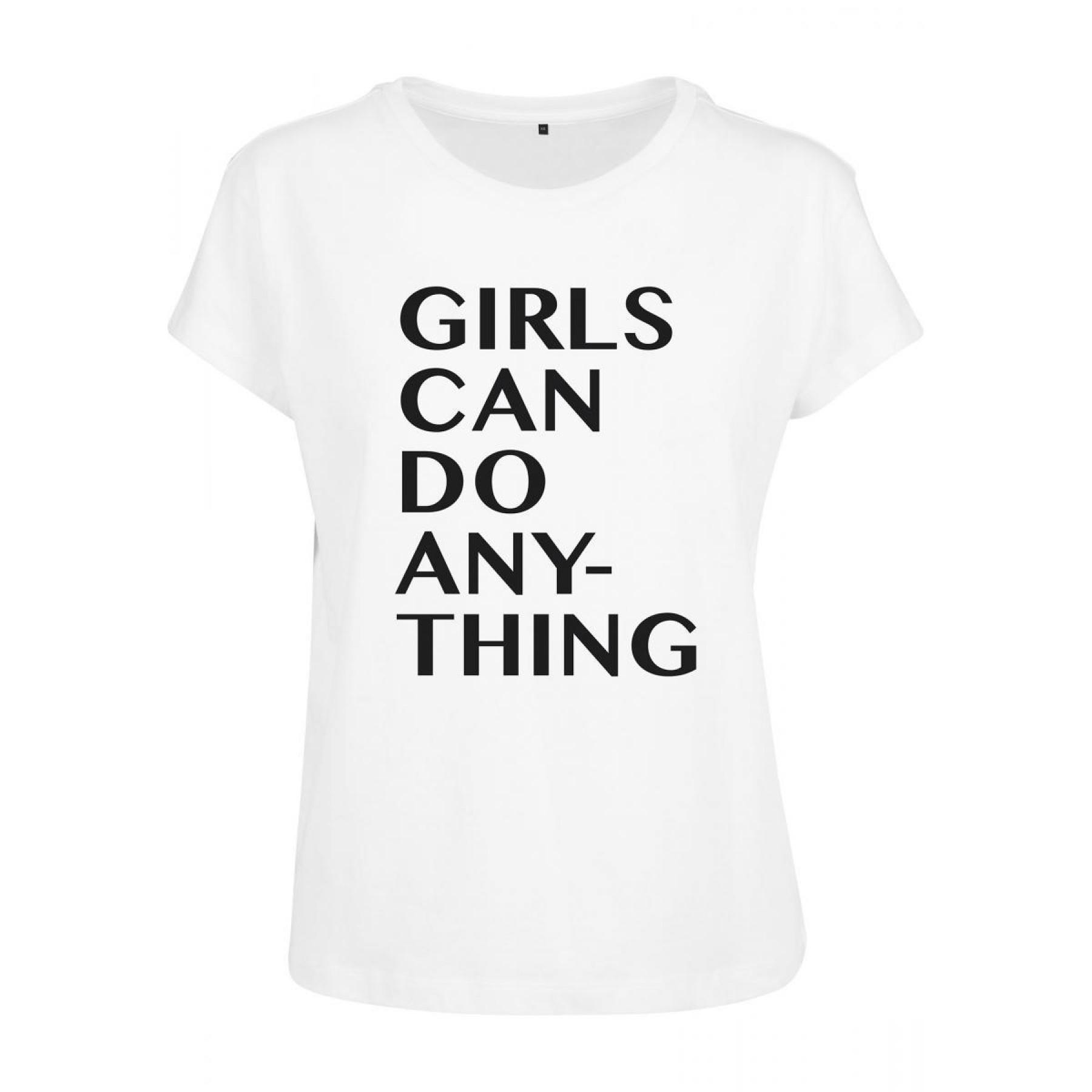 T-shirt femme Mister Tee girl can do anything