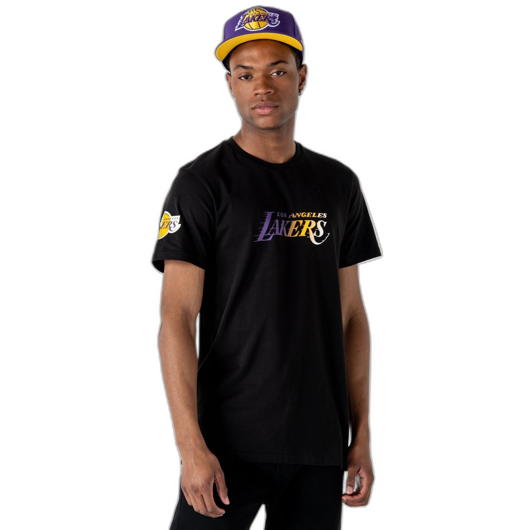 T-shirt New Era Dient Womark Los Angeles Lakers