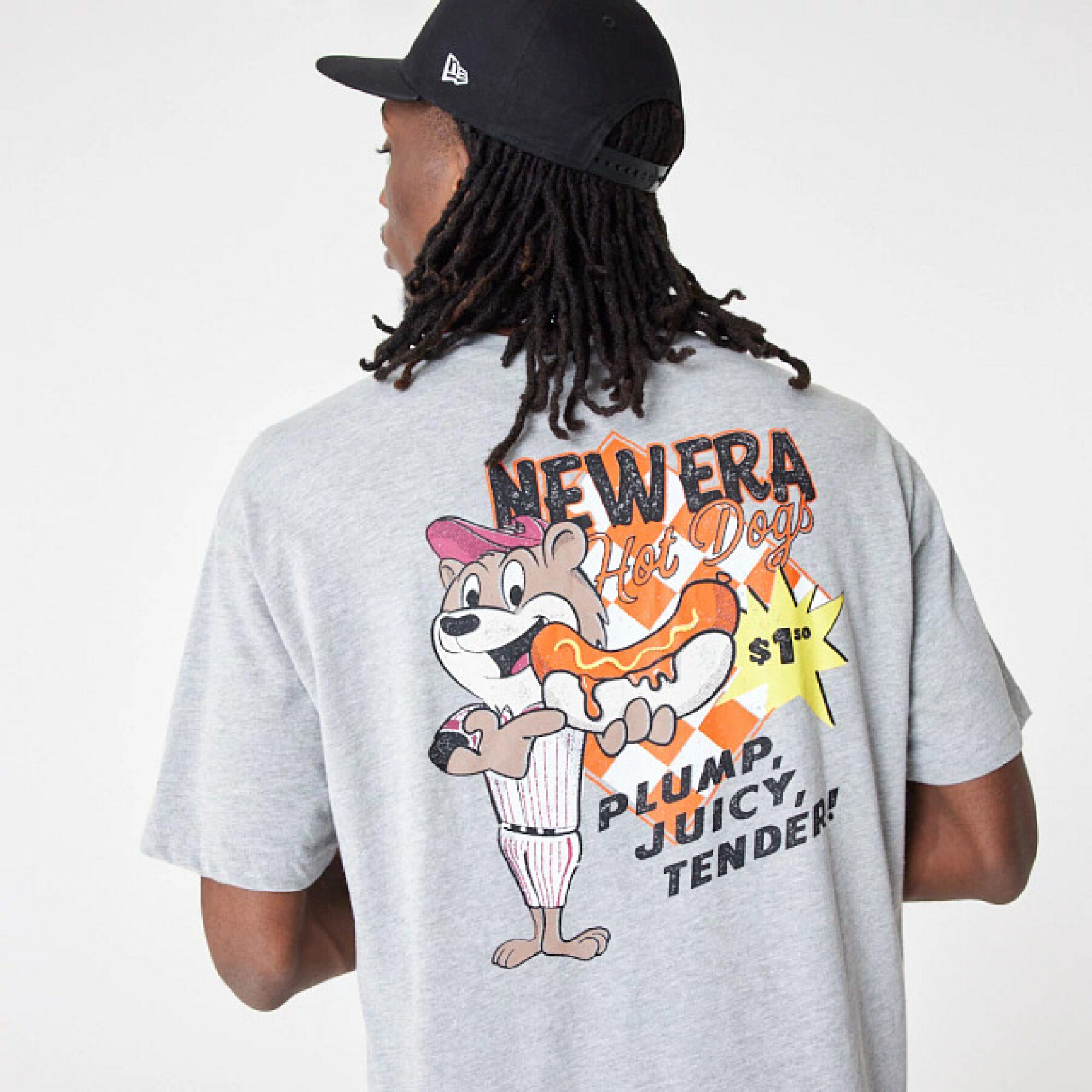 T-shirt oversize New Era Hot Dog Bear