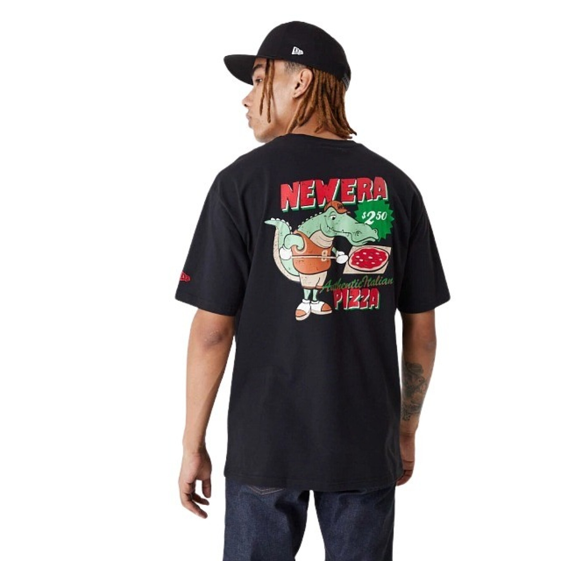 T-shirt oversize New Era Pizza Alligator