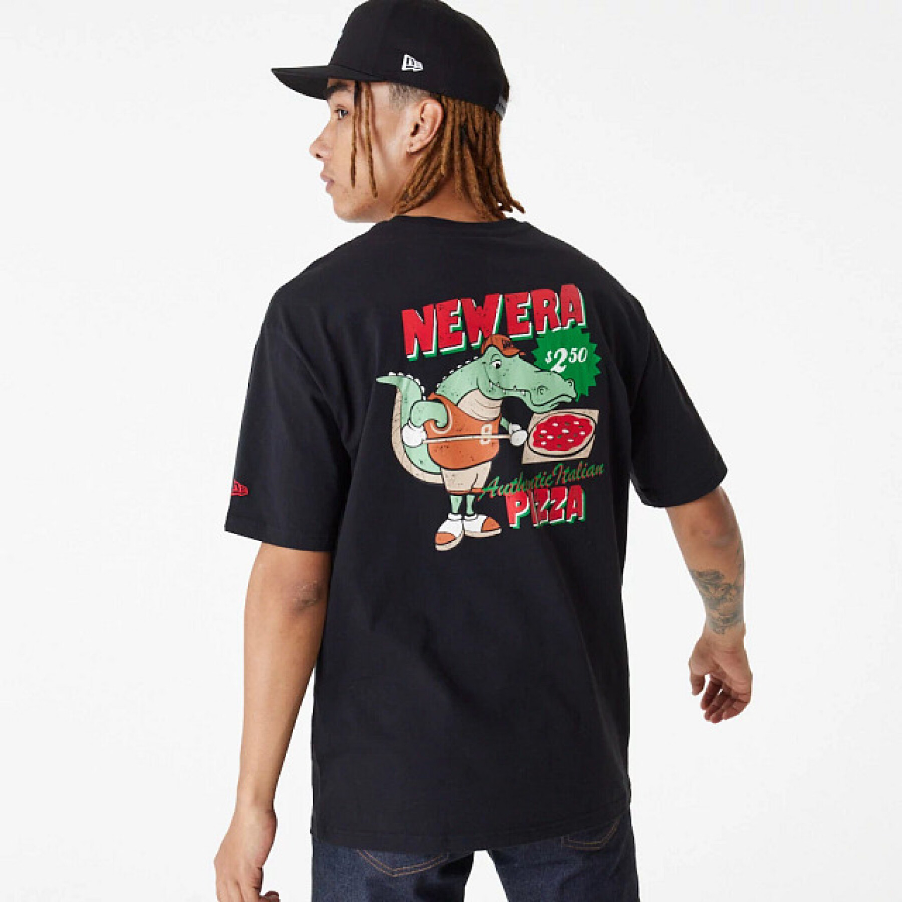 T-shirt oversize New Era Pizza Alligator