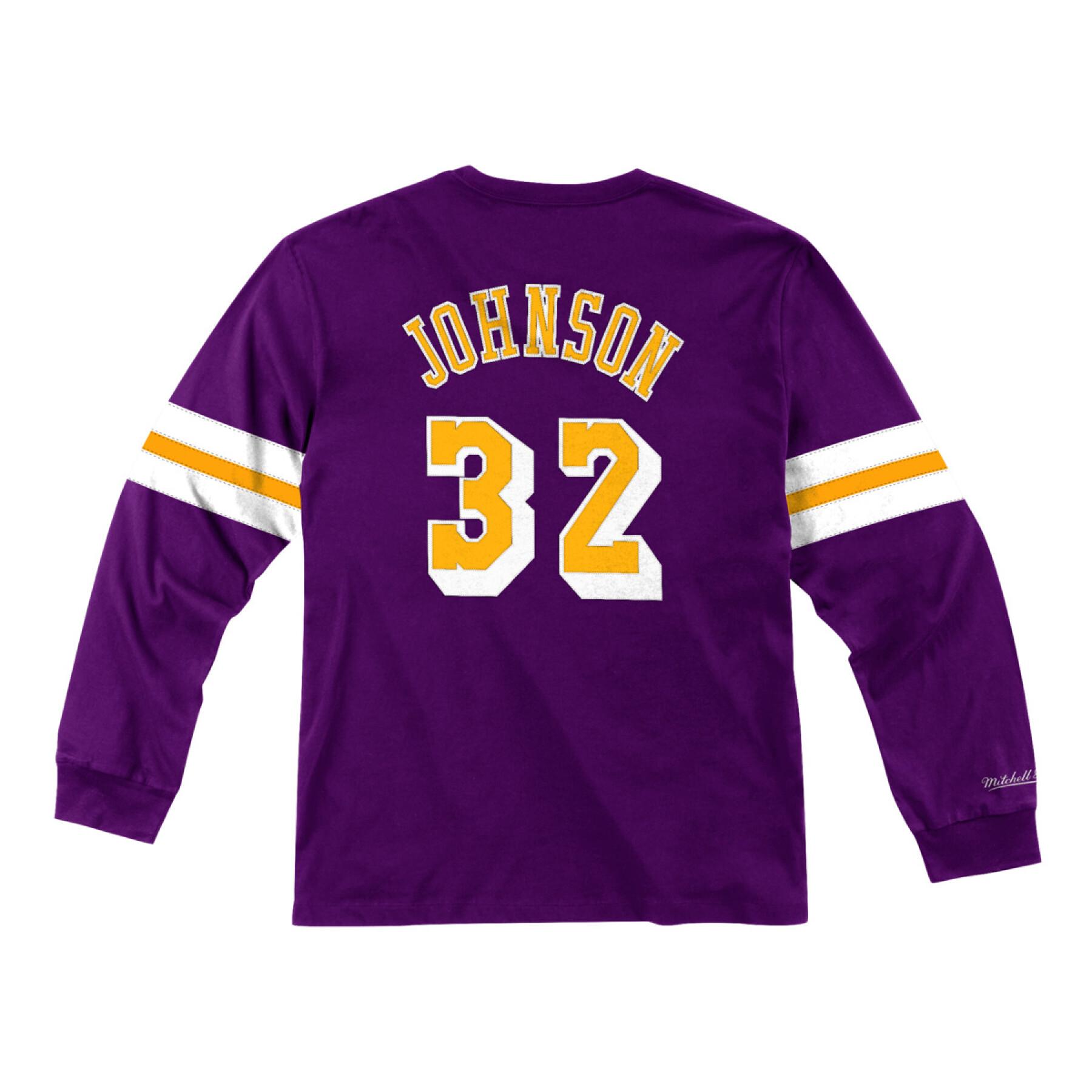 Maillot manches longues Los Angeles Lakers Earvin "Magic" Johnson