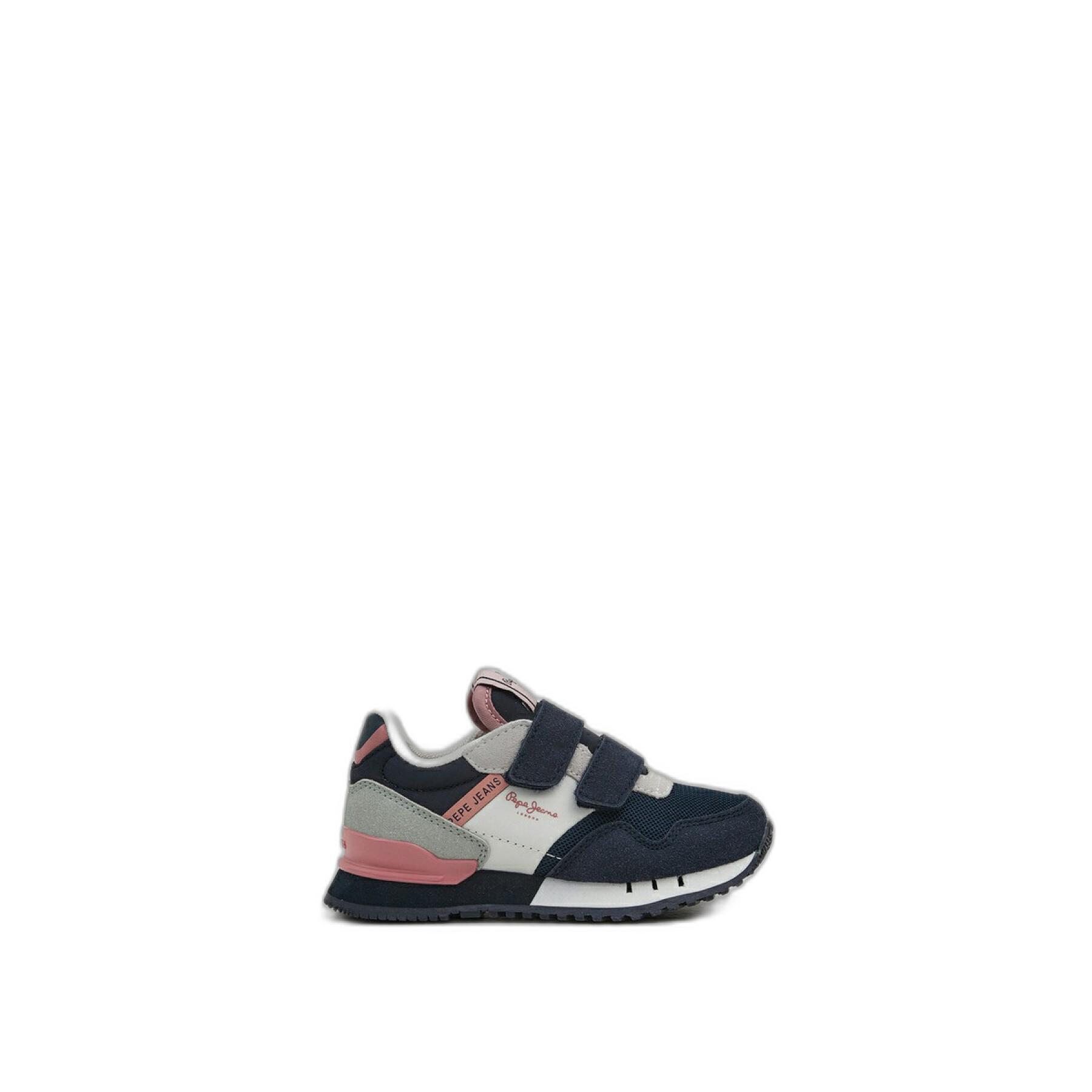 Baskets fille Pepe Jeans London One On Gk