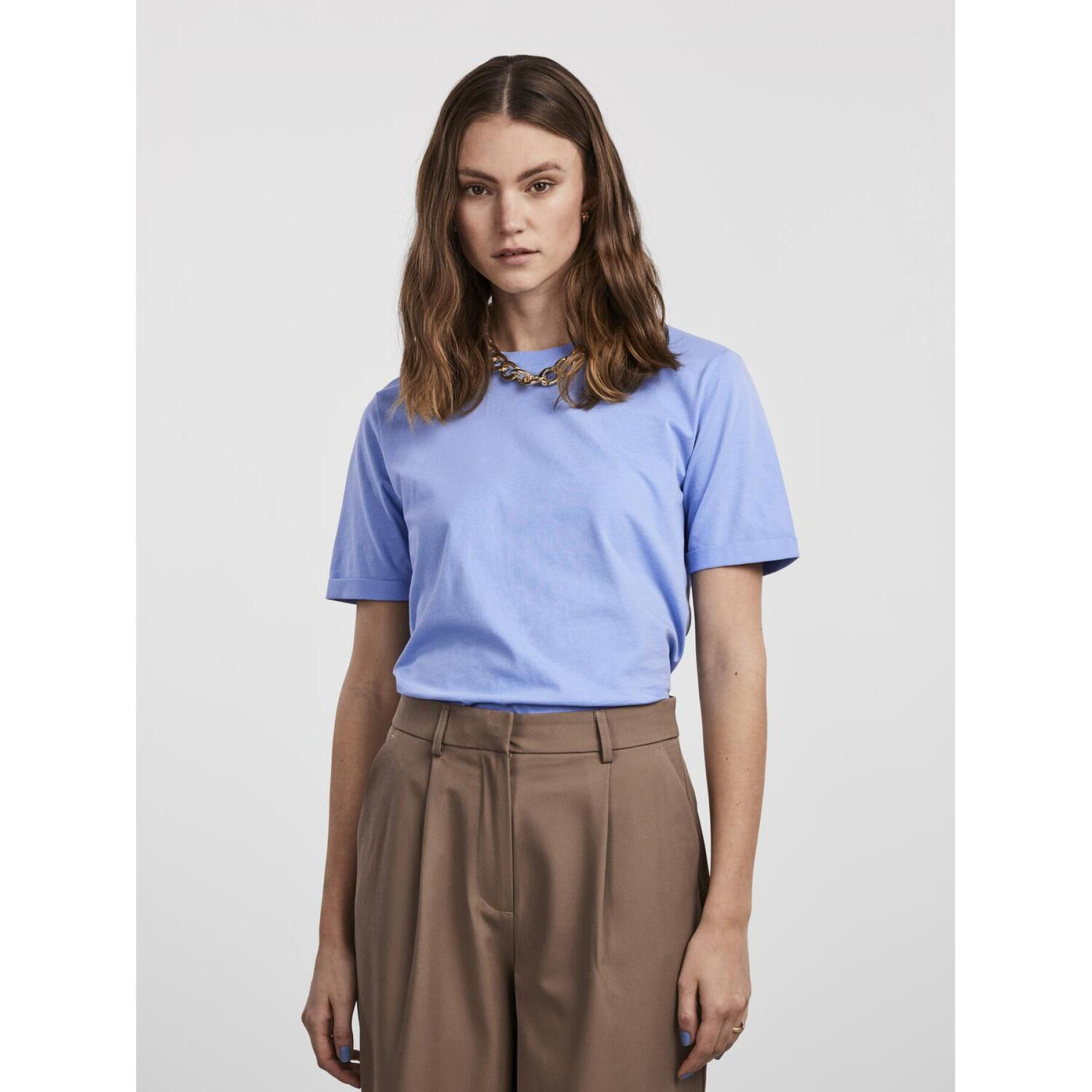 T-shirt femme Pieces Ria Up Solid