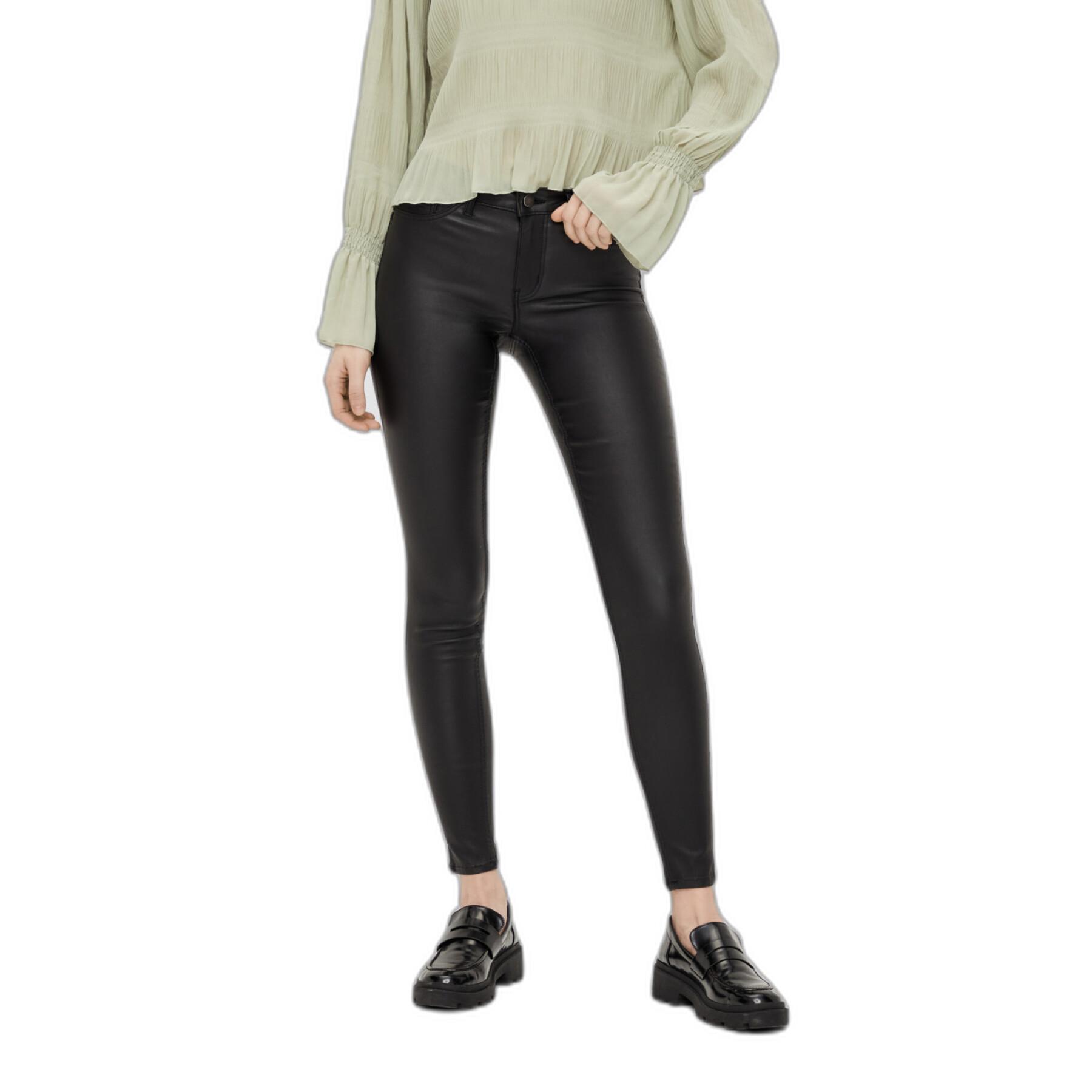 Jeans skinny femme Pieces Share-up Paro Coated
