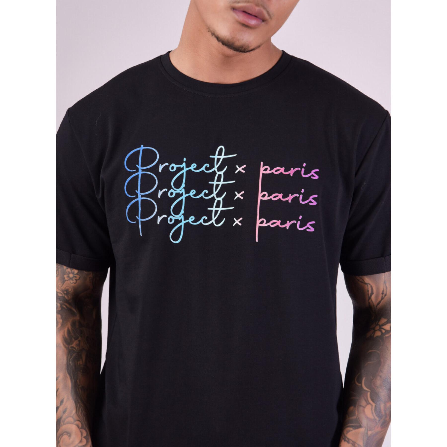 T-shirt logo imprimé dégradé Project X Paris