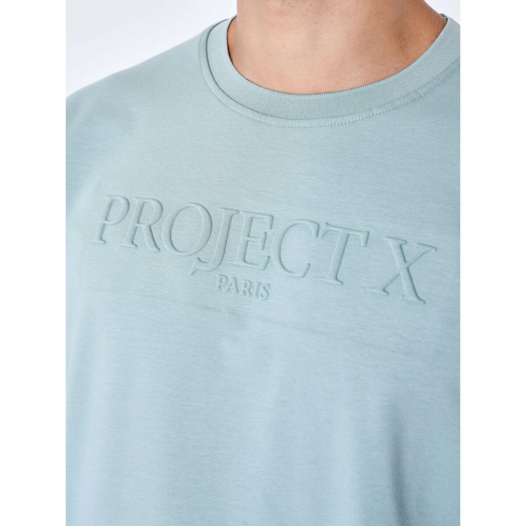 T-shirt à embosse Project X Paris