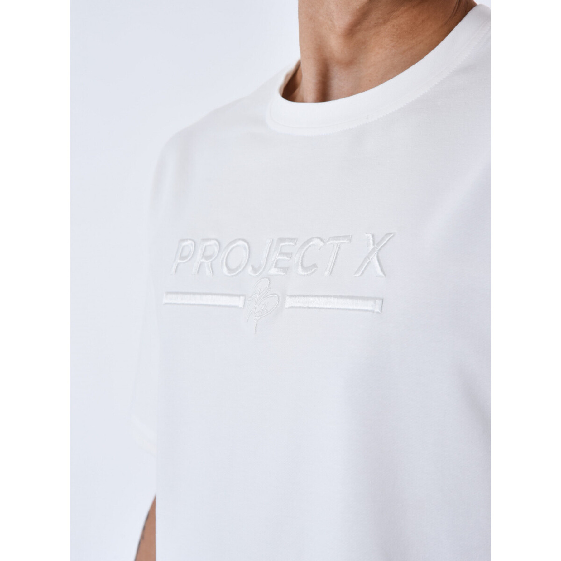 T-shirt classique full logo broderie Project X Paris