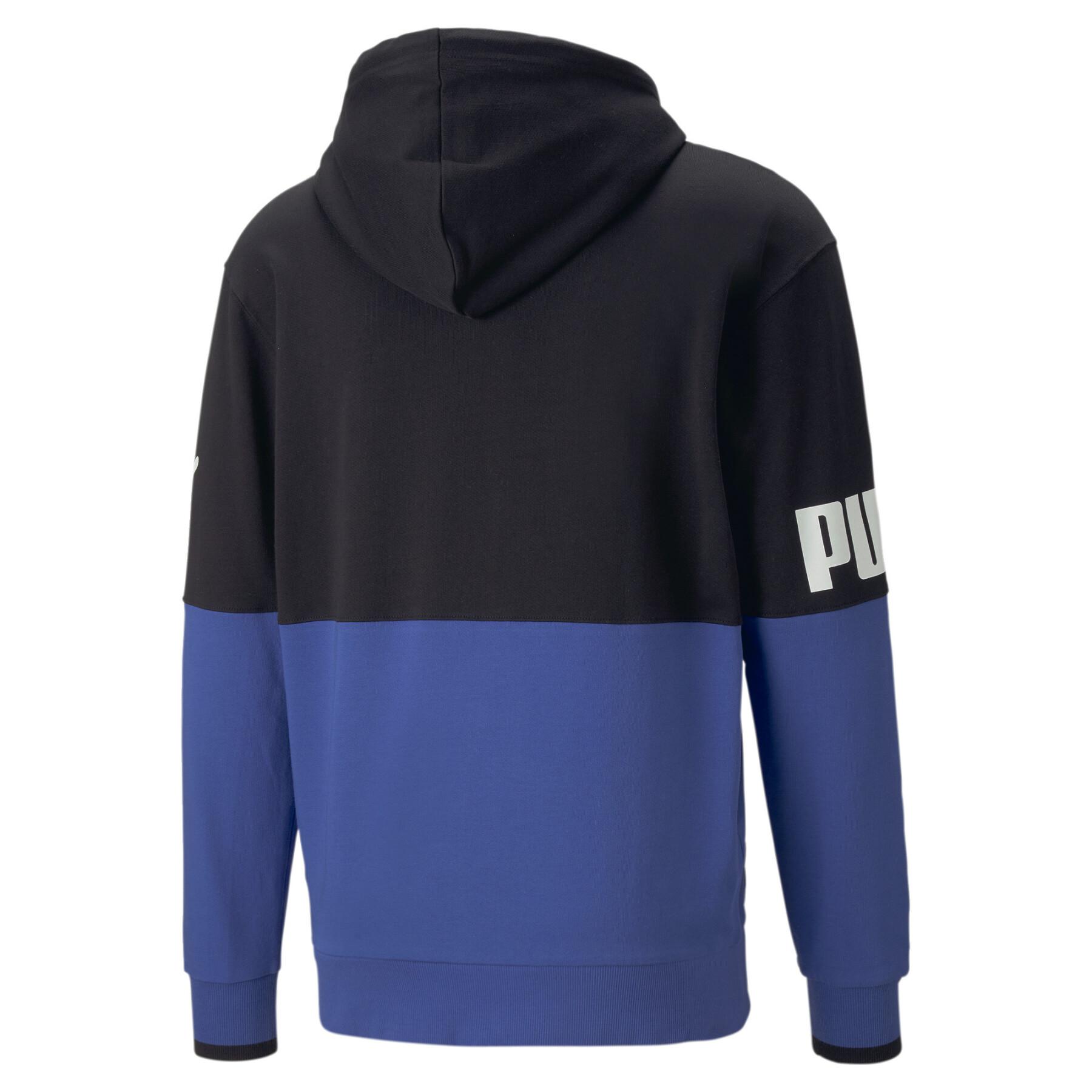Sweatshirt zippé à capuche Puma Power Colorblock